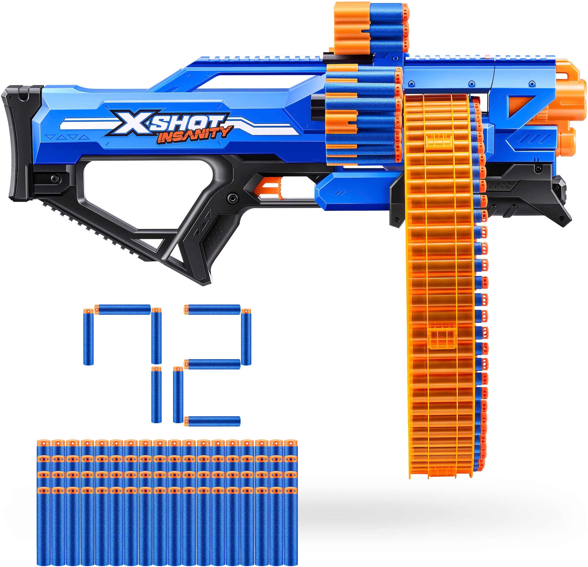 XSHOT Blaster »XSHOT, Insanity Blaster Mega Barrel mit Darts«