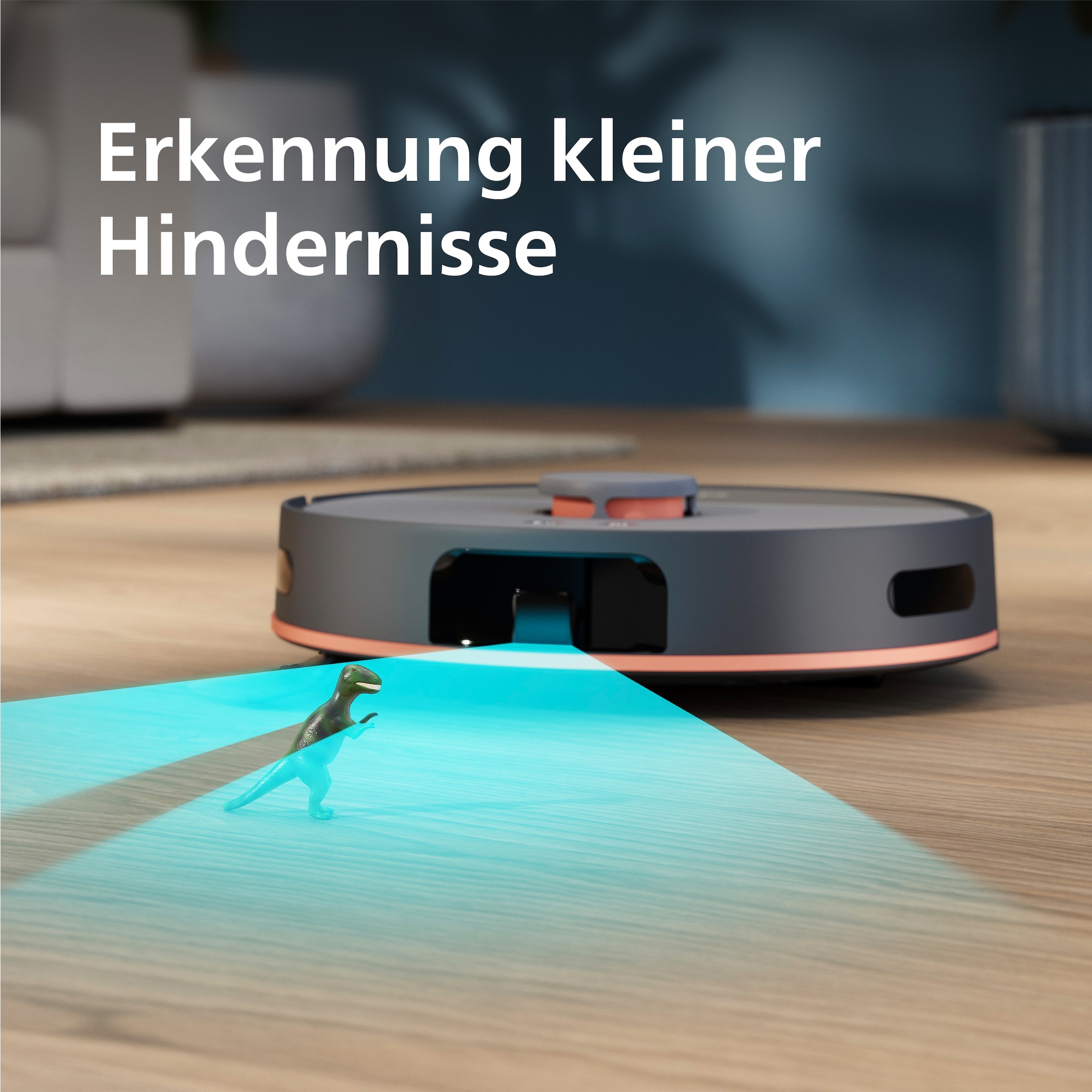 Philips Nass-Trocken-Saugroboter »XU5100/10 5000 Series mit 10.000pa Saugkraft, doppeltem Wischmopp«, LDS-Radarnavigationssystem, HomeRun App, inkl. Entleerungsstation