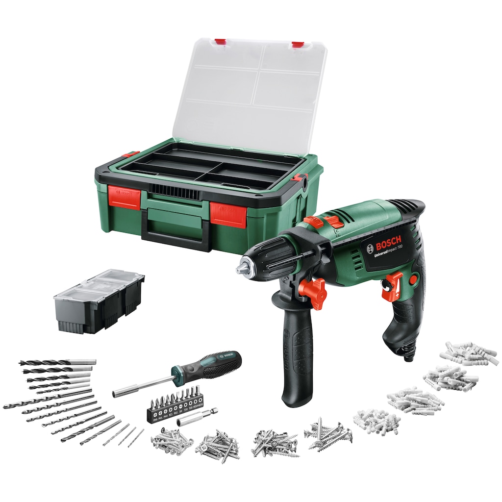 Bosch Home & Garden Schlagbohrmaschine »Bosch UniversalImpact 700 Systembox«