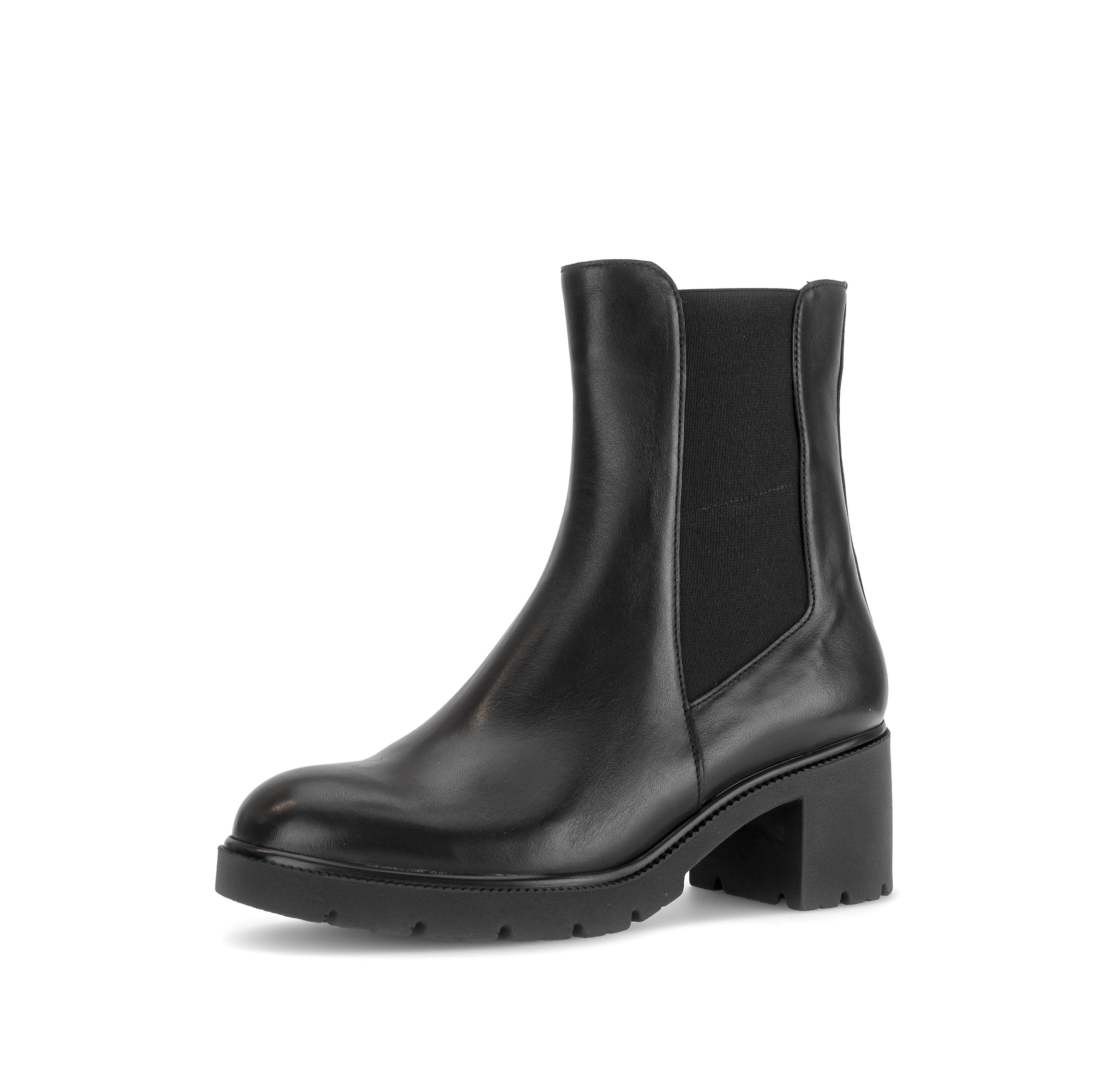 Gabor Chelseaboots  Blockabstz, Stiefelette in Komfortweite H (= sehr weit)