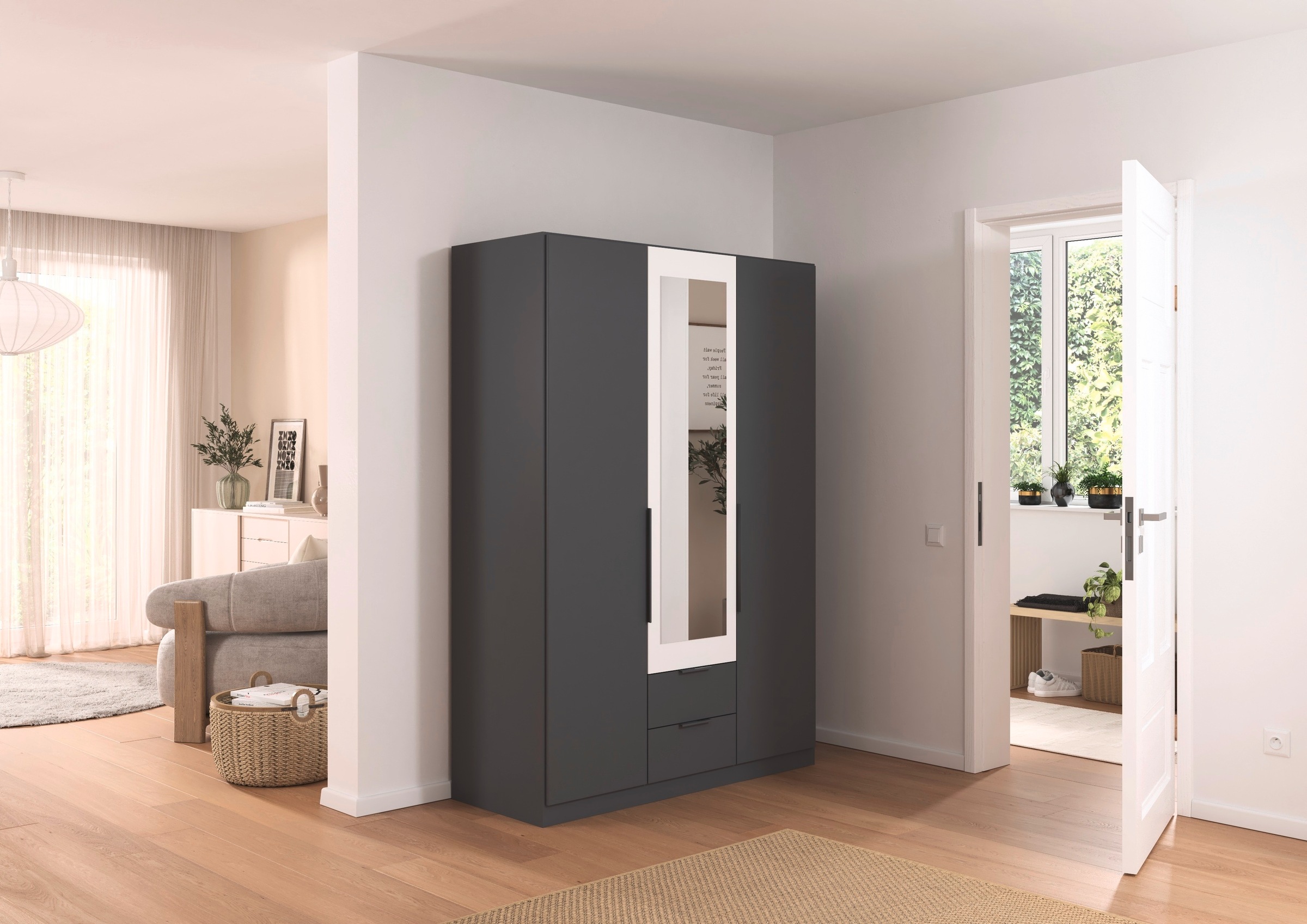 rauch Drehtürenschrank »Kleiderschrank Schrank Garderobe KREFELD optional m günstig online kaufen
