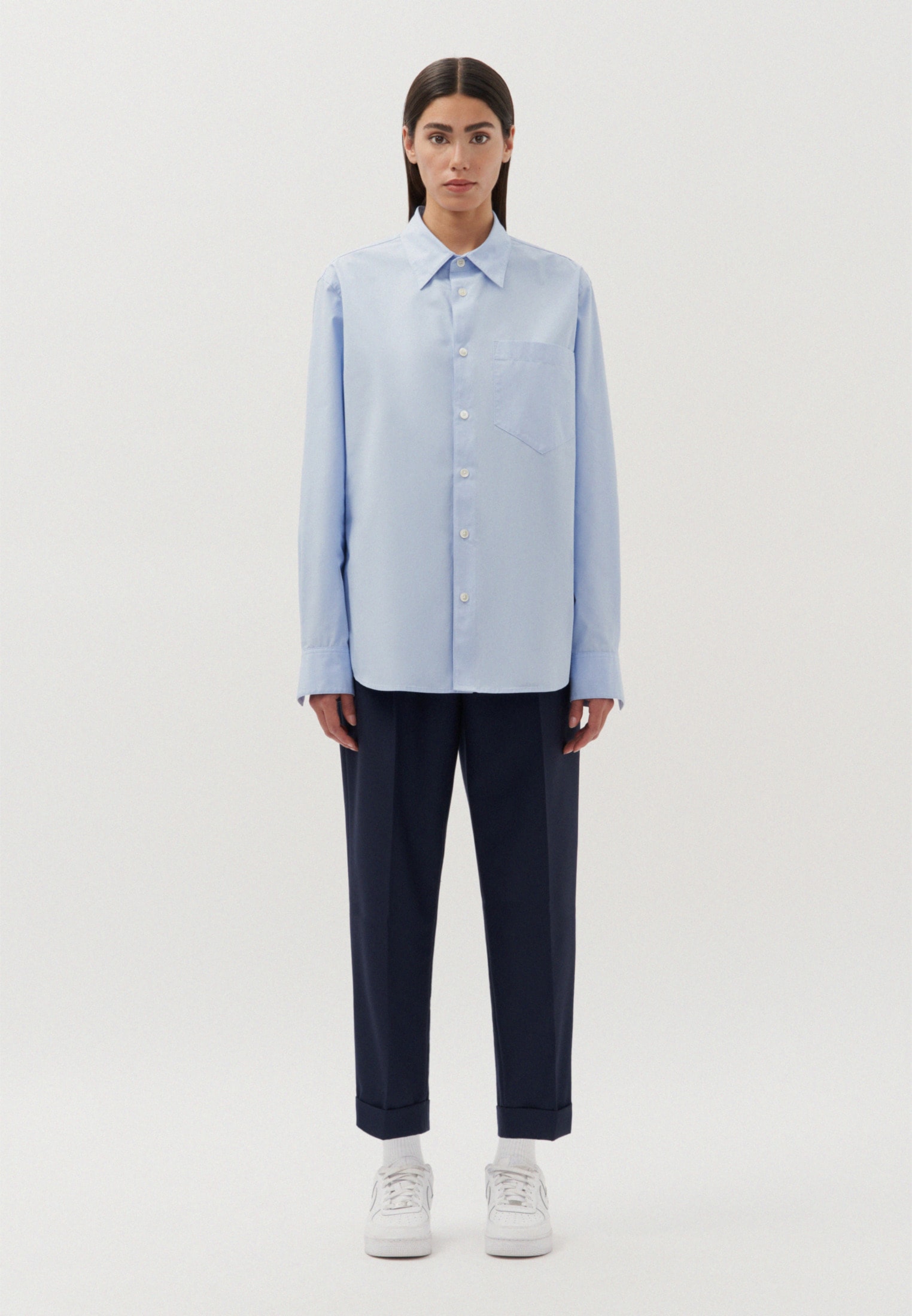 studio seidensticker Businesshemd »Studio« Regular Langarm Kentkragen Uni