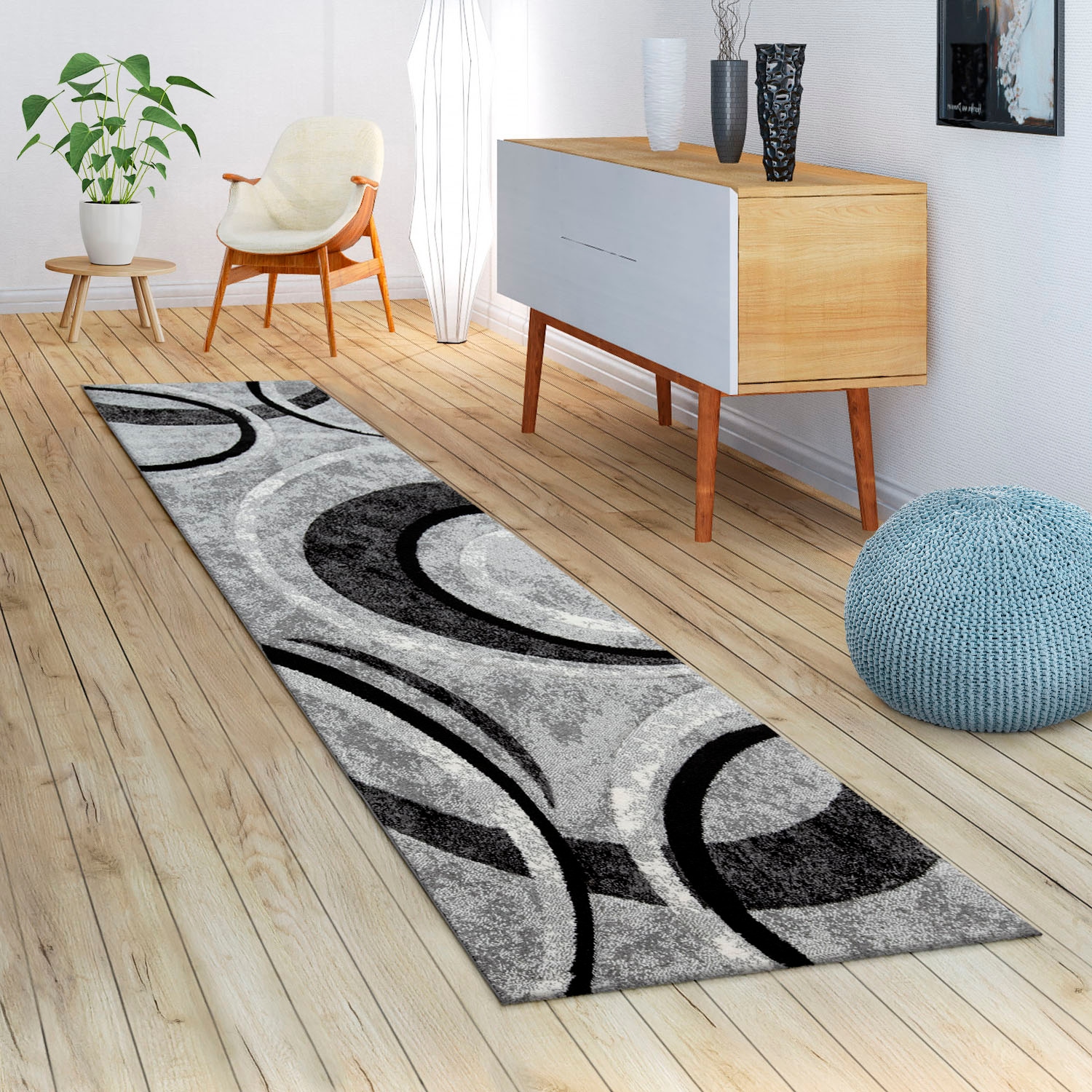 Paco Home Teppich »Brillance 758« rechteckig 14 mm Höhe Kurzflor, modernes günstig online kaufen