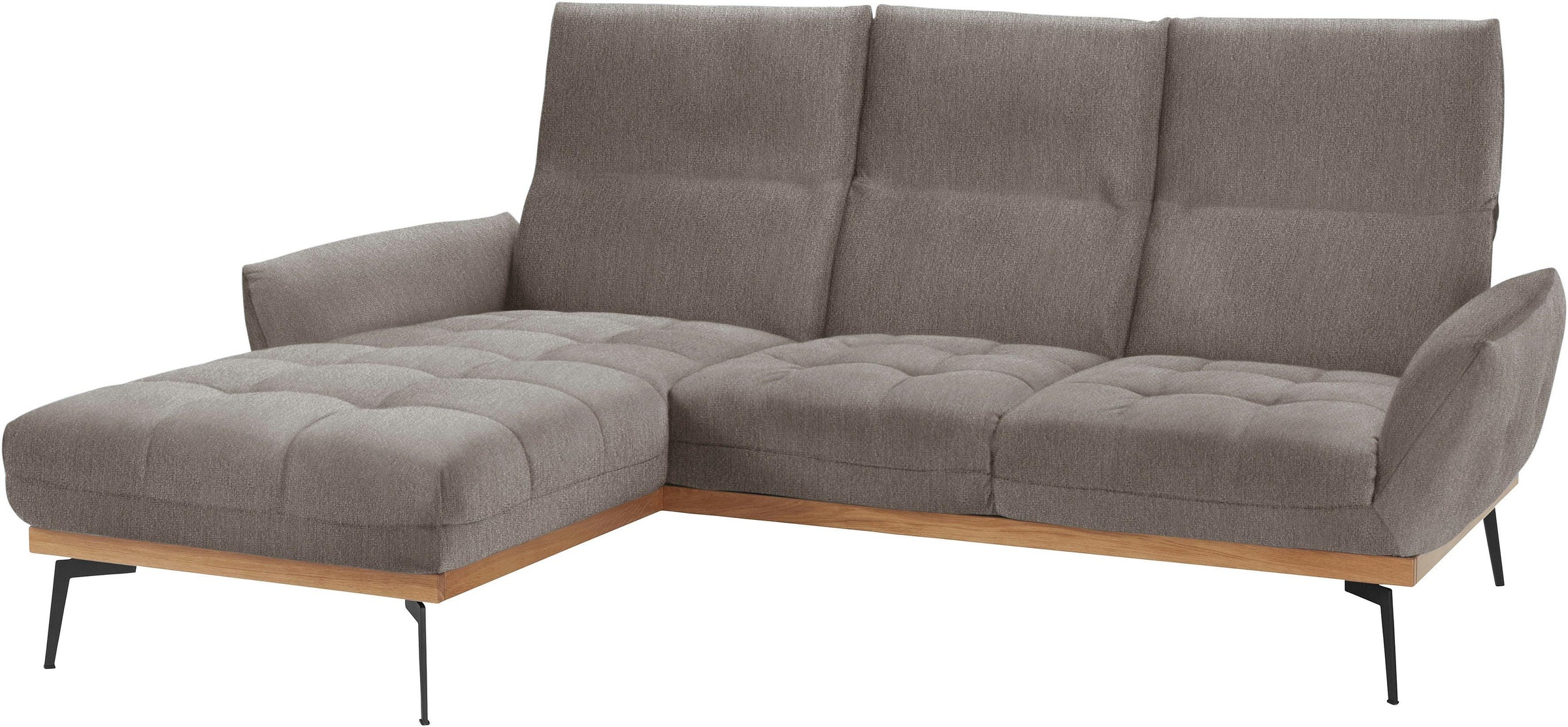 Guido Maria Kretschmer Home&Living Ecksofa »Palíc, inkl. Rückenverstellung, bequem, elegant, Breite 245cm, L-Form«