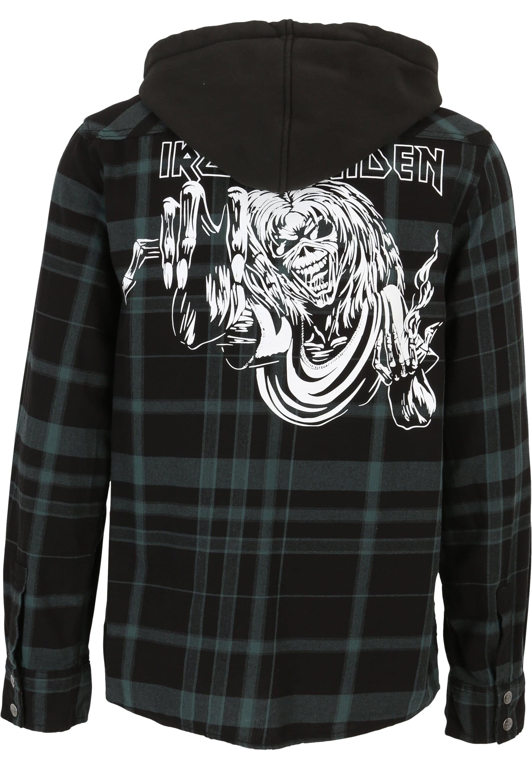 Brandit Allwetterjacke »Brandit Iron Maiden Checkshirt Sweathood Eddy« 1 Stk. tlg. mit Kapuze