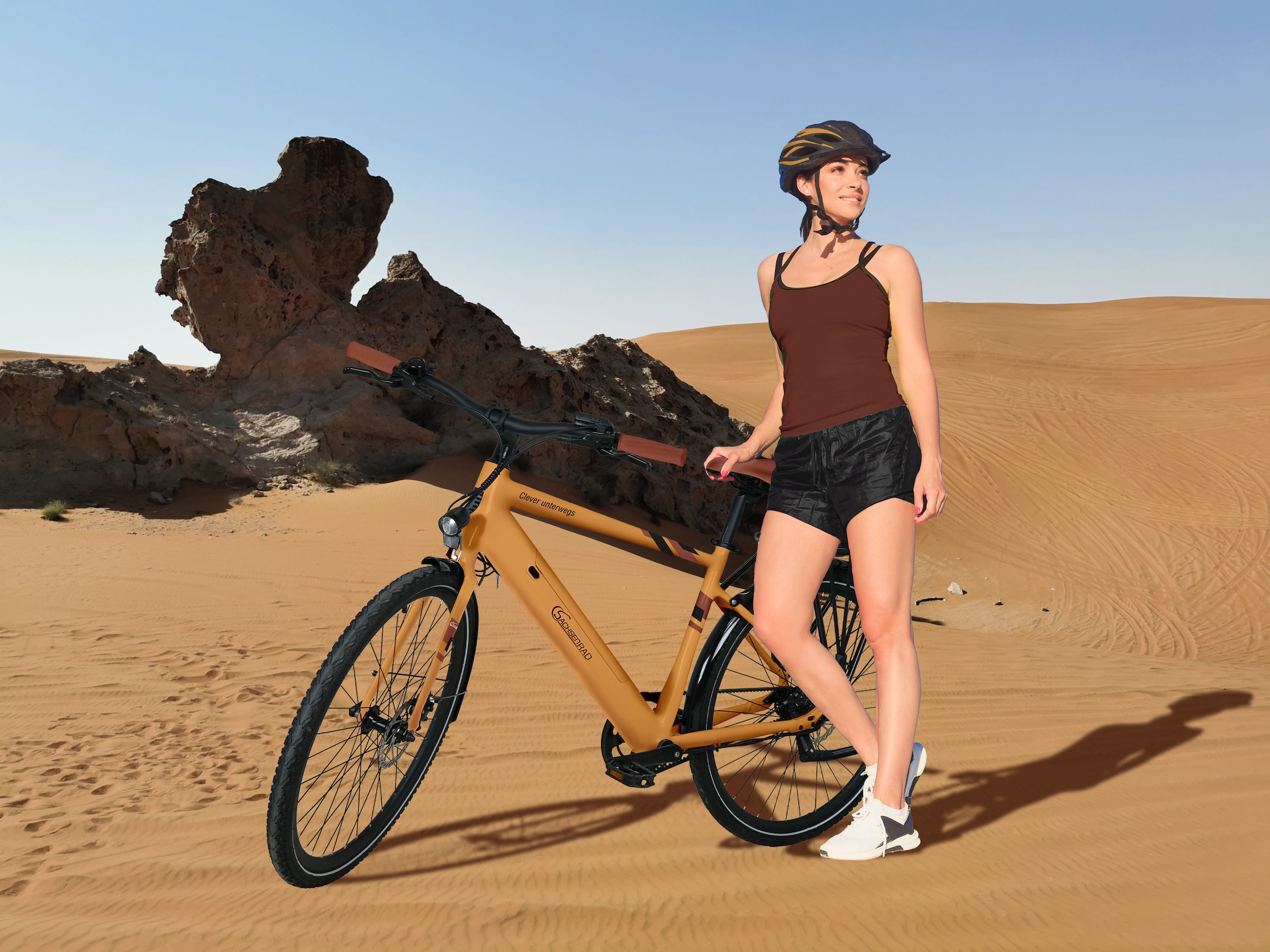 SachsenRad E-Bike »C3T«, 1 Gang, Shimano, Heckmotor 250 W