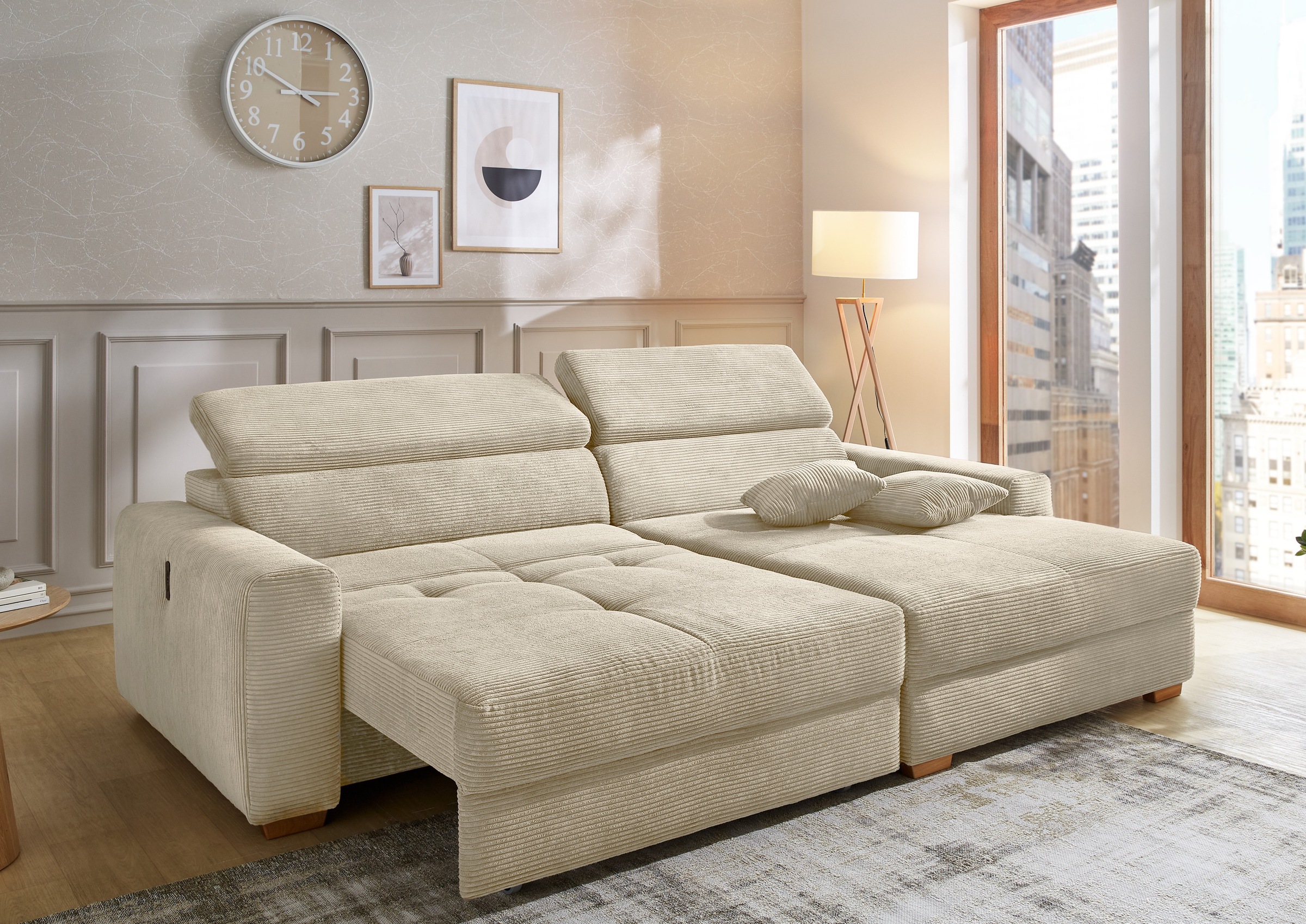 Jockenhöfer Gruppe Ecksofa »Slider, L-Form, 140kg Belastbarkeit«, elektromo günstig online kaufen