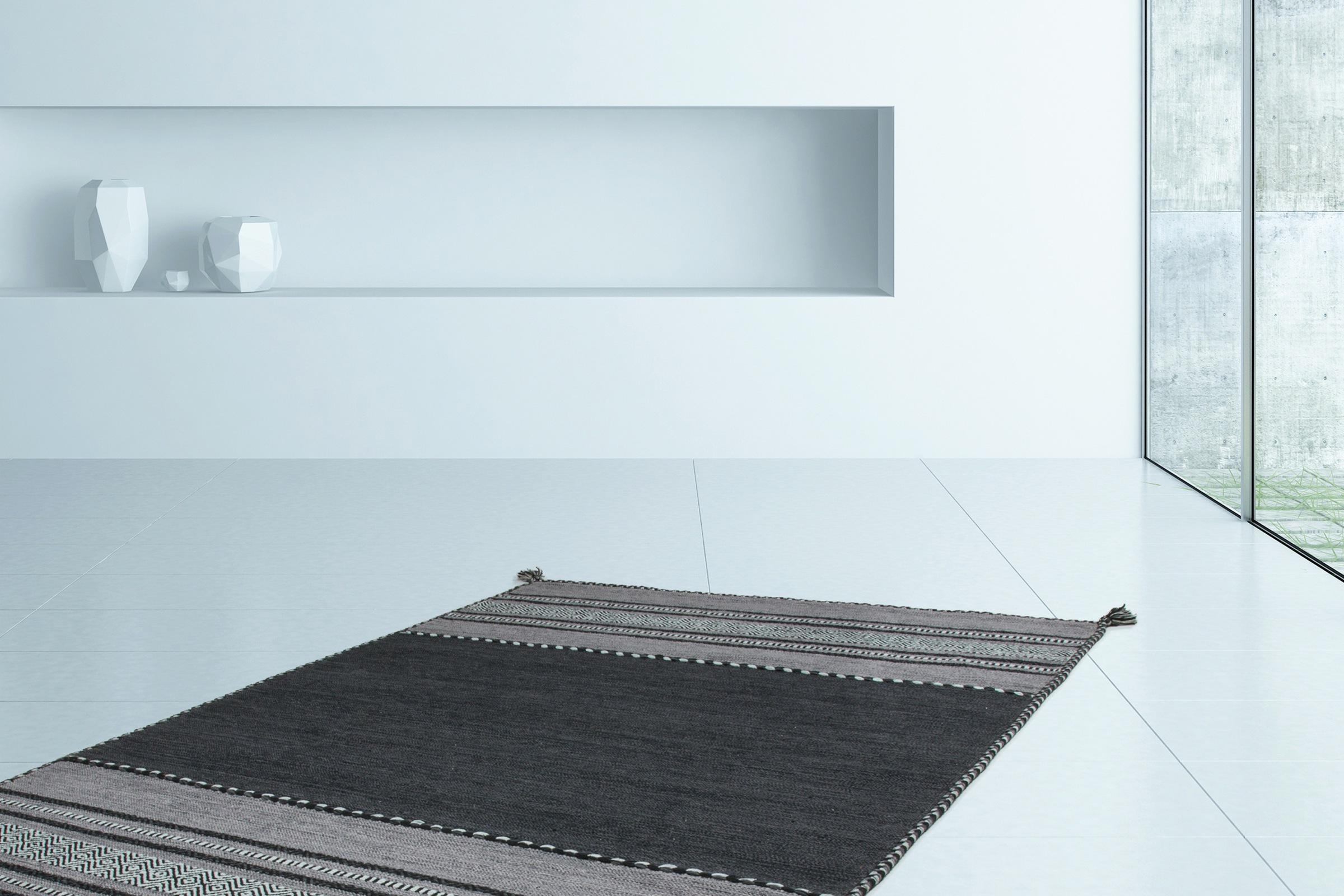 Kayoom Teppich »Alhambra 335«, rechteckig, 5 mm Höhe, Maschinell gewebter F günstig online kaufen