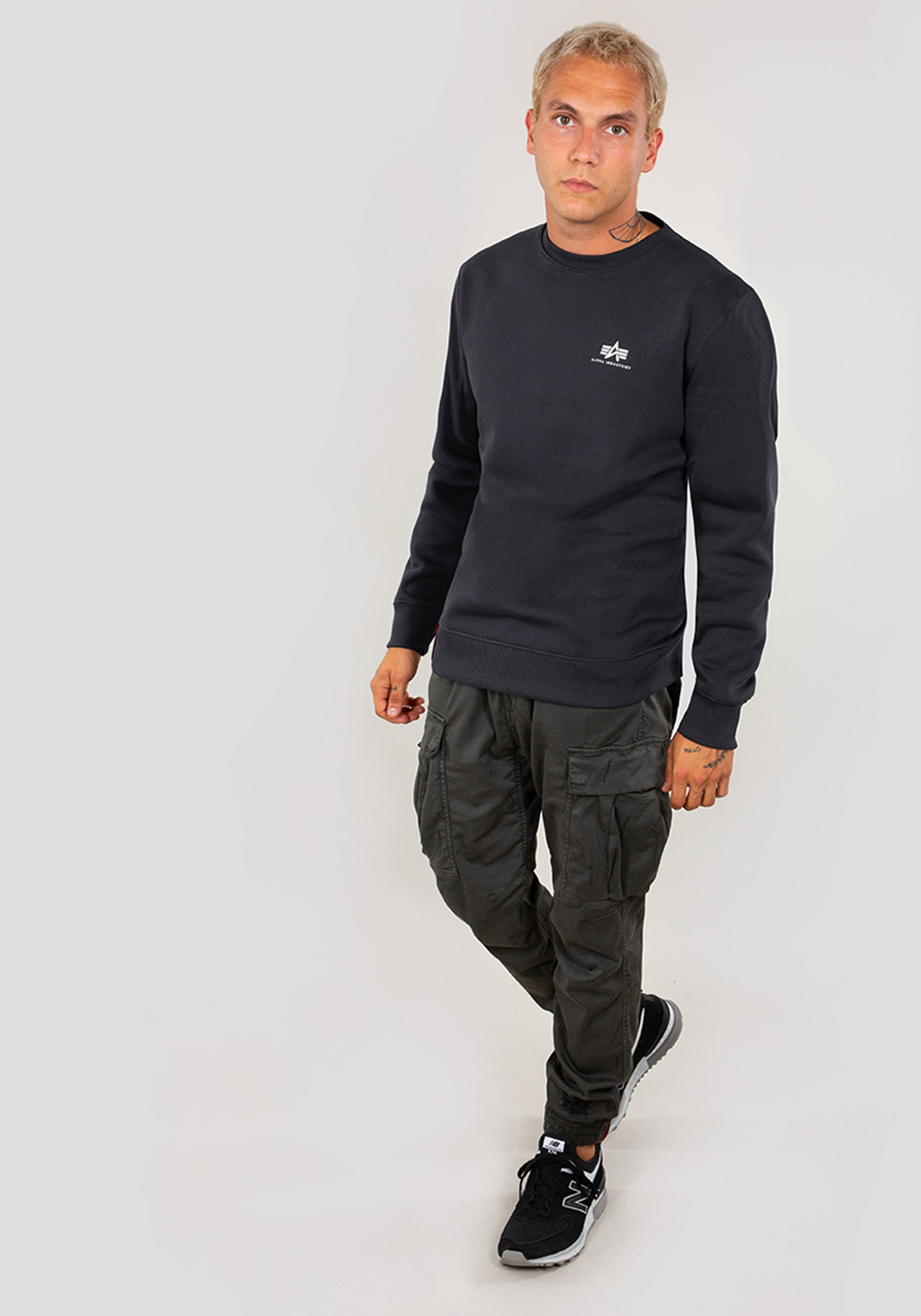 Alpha Industries Sweater »Alpha Industries Men - Sweatshirts Basic Sweater Small Logo«