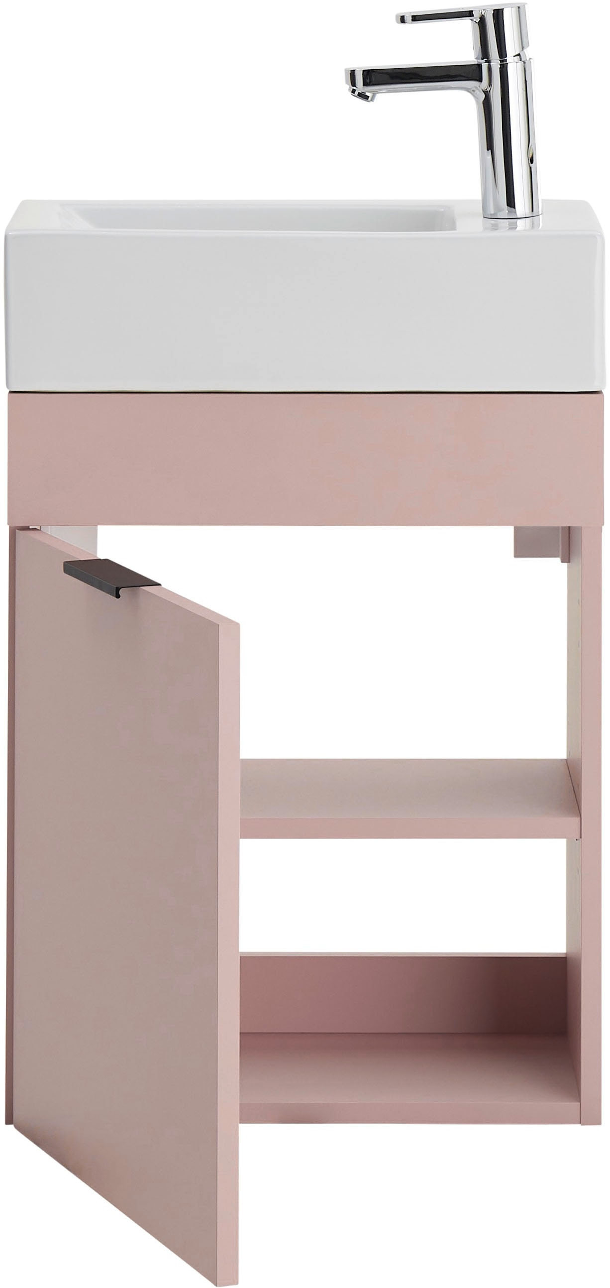 BASIC by Balculina Waschbeckenunterschrank »Nancy BxHxT 45x55x25 cm« 2 Stk. tlg. Breite 45 cm, inkl. Waschbecken