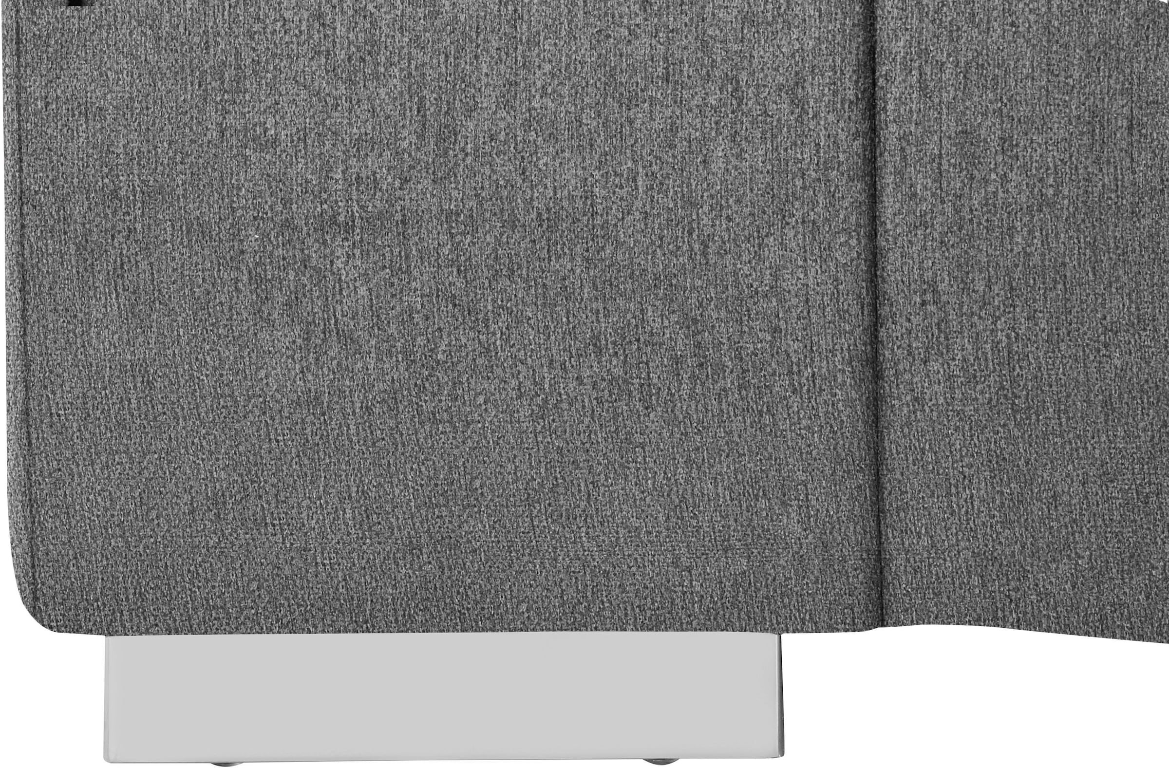 COTTA Ecksofa »Orion L-Form«, mit Kopfteilverstellung & 5 Nierenkissen
