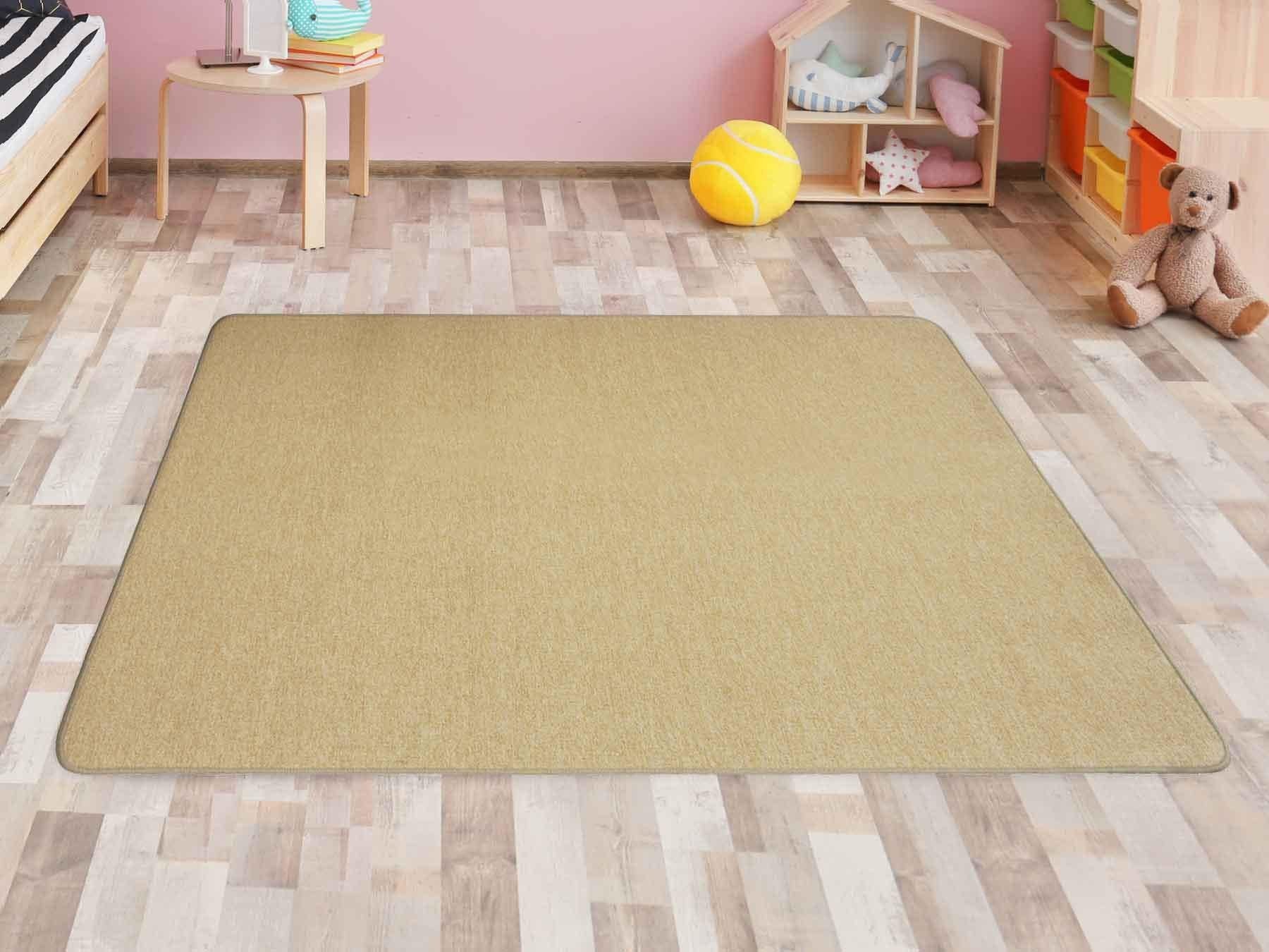 Primaflor-Ideen in Textil Teppich »MACAO, Made in Netherlands«, rechteckig, 5 mm Höhe, Uni Farben, ideal im Wohnzimmer & Schlafzimmer