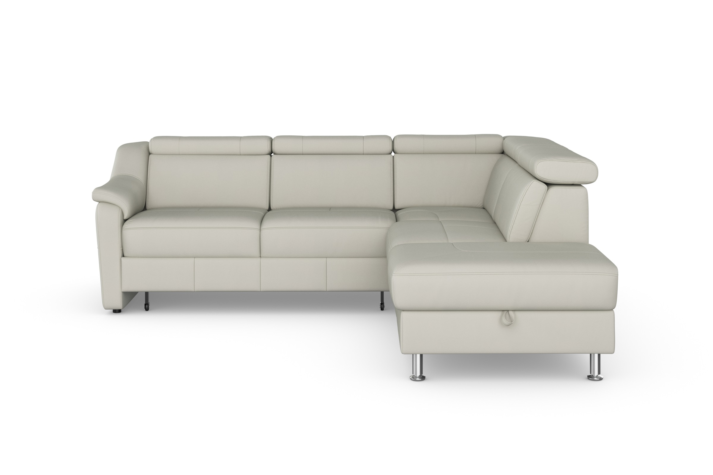 sit&more Ecksofa »Freetown L-Form«, inklusive Kopfteilverstellung und komfortablem Federkern