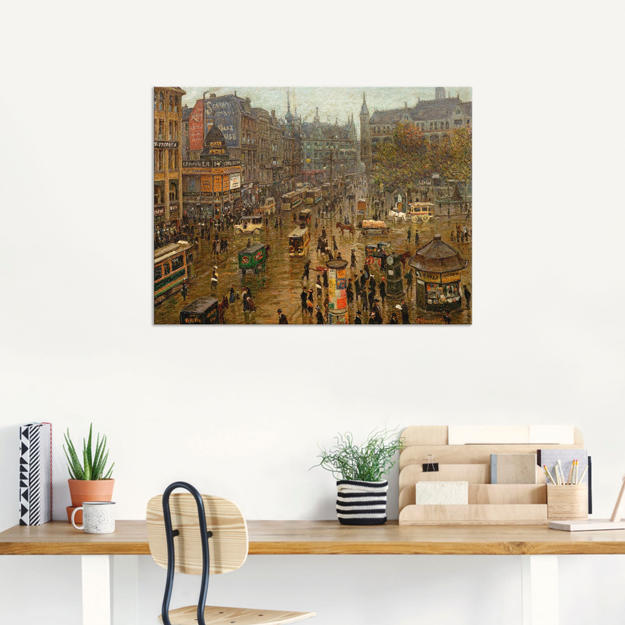 Artland Wandbild "Der Spittelmarkt", Berlin, (1 St.), als Alubild, Outdoorb günstig online kaufen