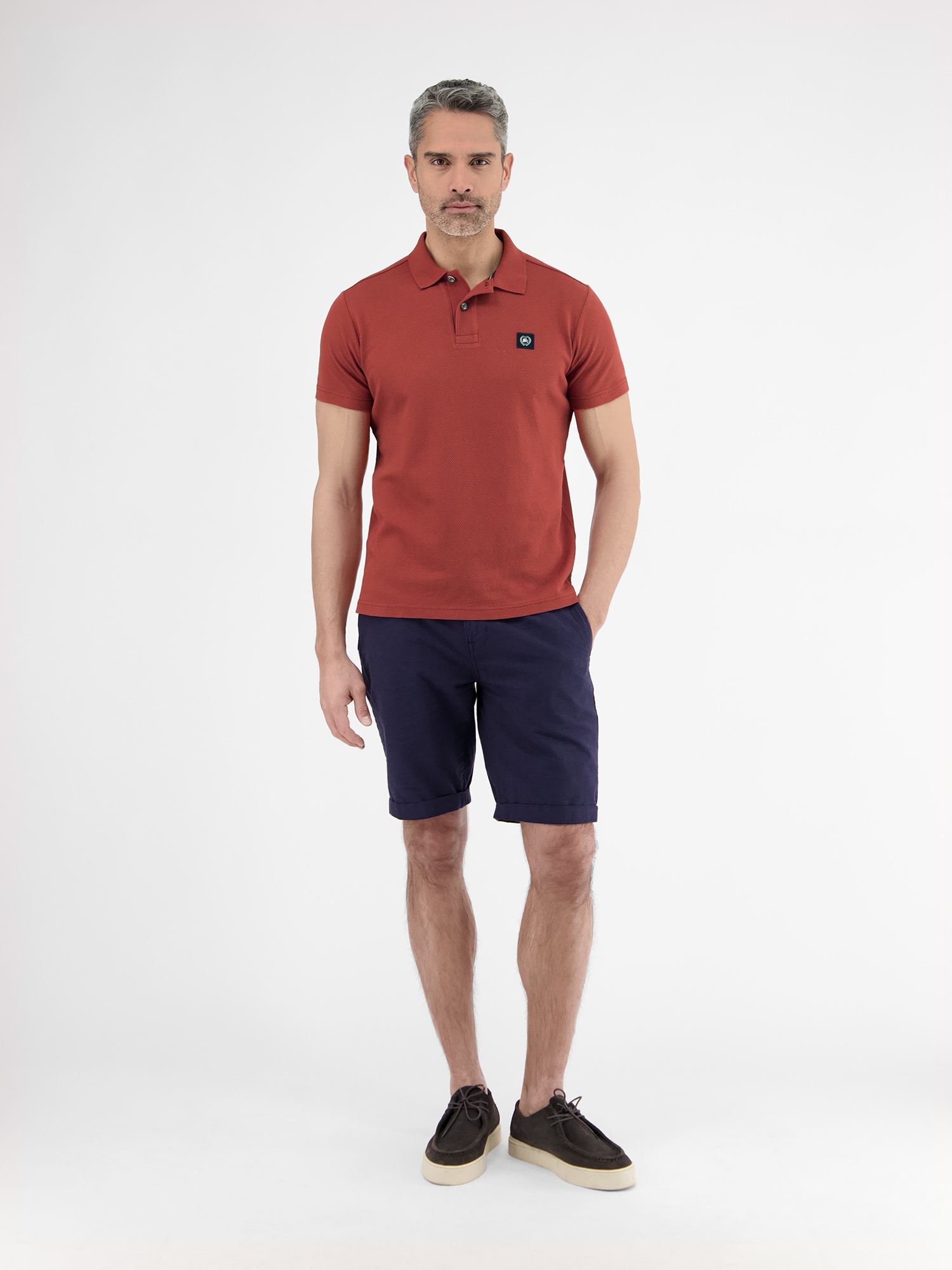 LERROS Poloshirt »Poloshirt in weicher Waffelpiquéqualität«