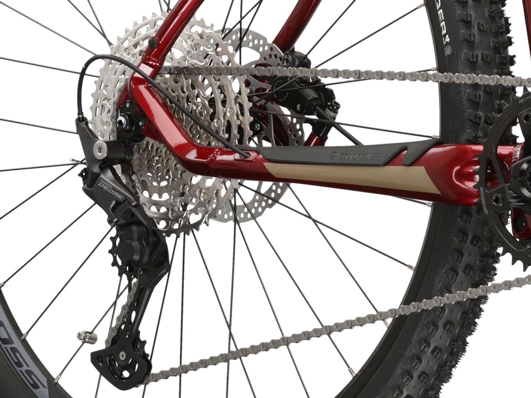 Kross »E-MTB Level Boost 2.0 29 Zoll rot« 11 Gang Shimano DEORE M5100 Schaltwerk Kettenschaltung Mittelmotor 250 W Pedelec, Elektrofahrrad für Damen und Herren, MTB