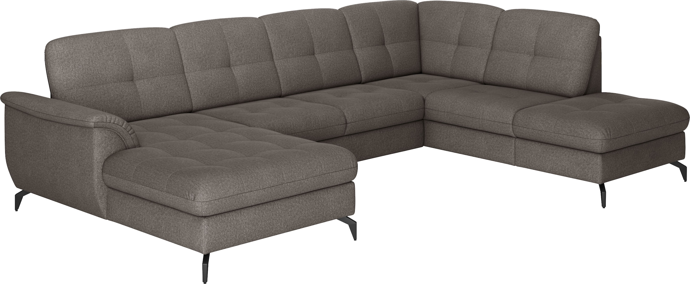 sit&more Wohnlandschaft »Zora U-Form«, wahlweise mit Bettfunktion und Bettkasten