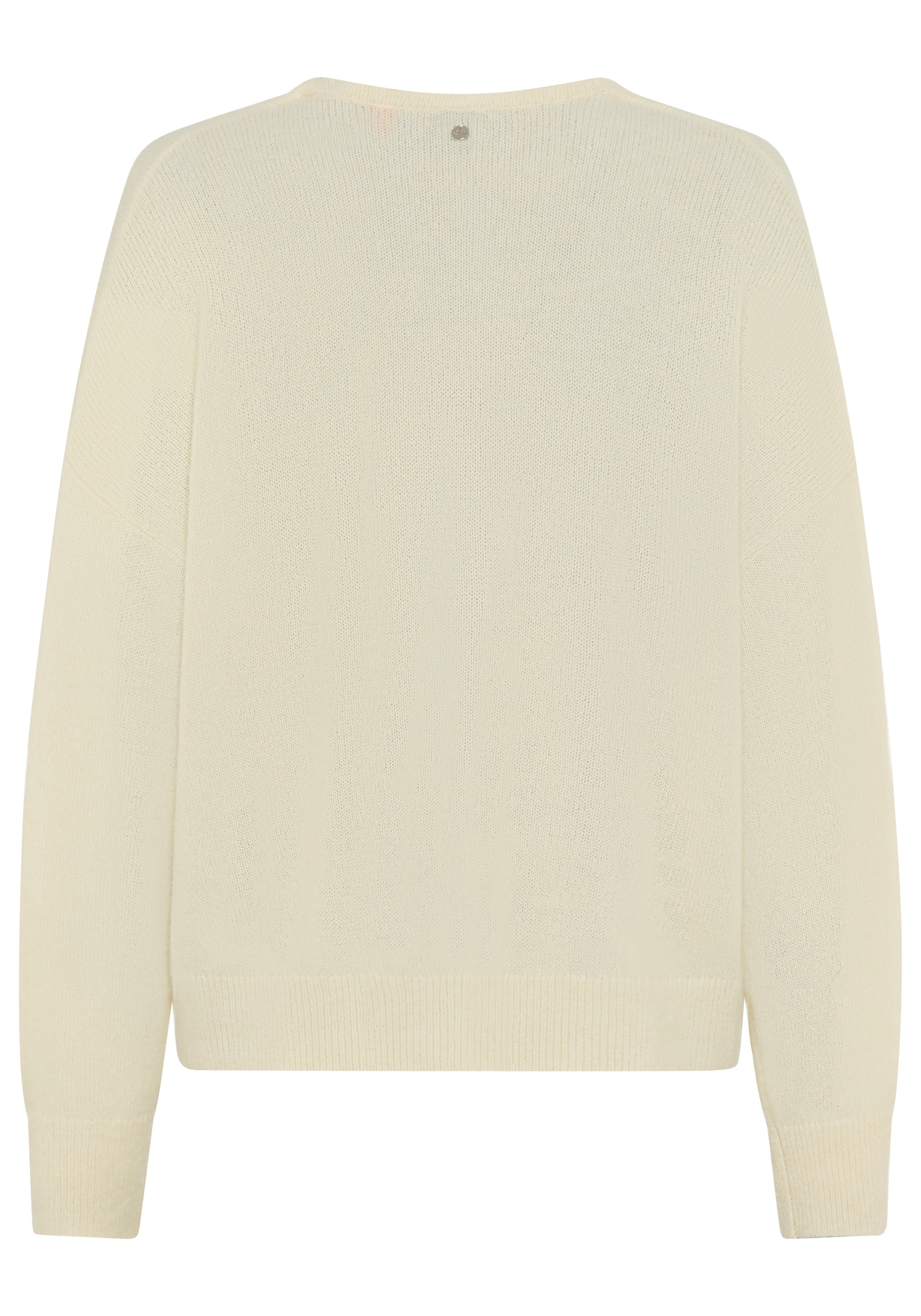 BOSS ORANGE Strickpullover »Foletta Premium Damenmode«, V-Ausschnitt, Ajouré-Details