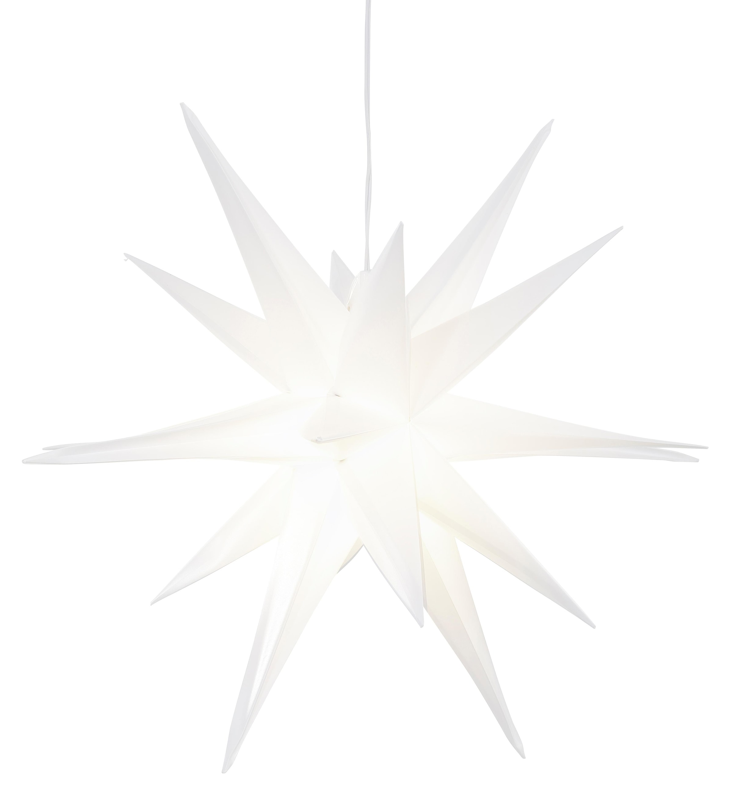 my home LED Stern »Weihnachtsstern, 3D-Optik«, Ø 57 cm, mit 6-Stunden-Timer, Weihnachtsdeko aussen