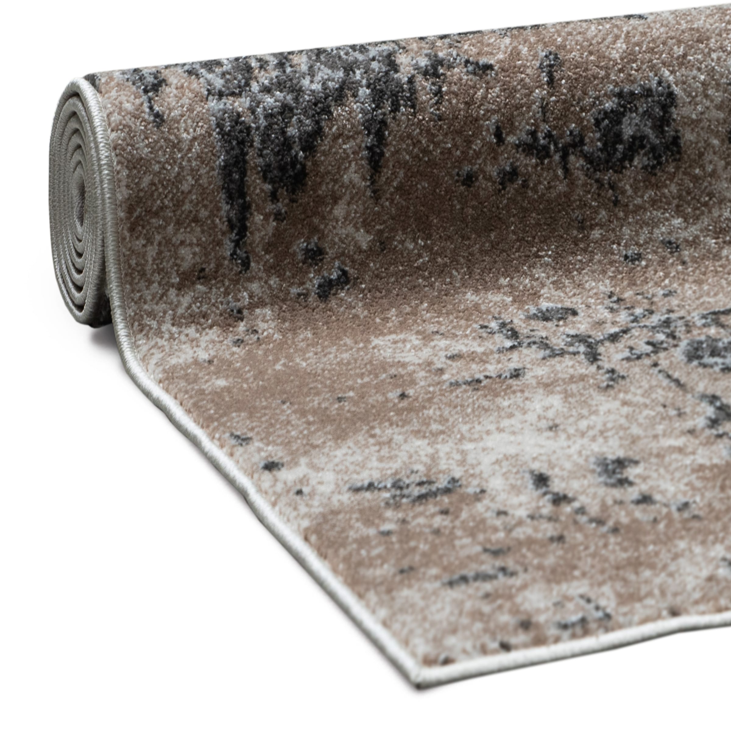 OTTO home Teppich »Janory, Marmor-Optik«, rechteckig, 9 mm Höhe, mit besonders weichem Flor, Kurzflor, modernes Marmor Design