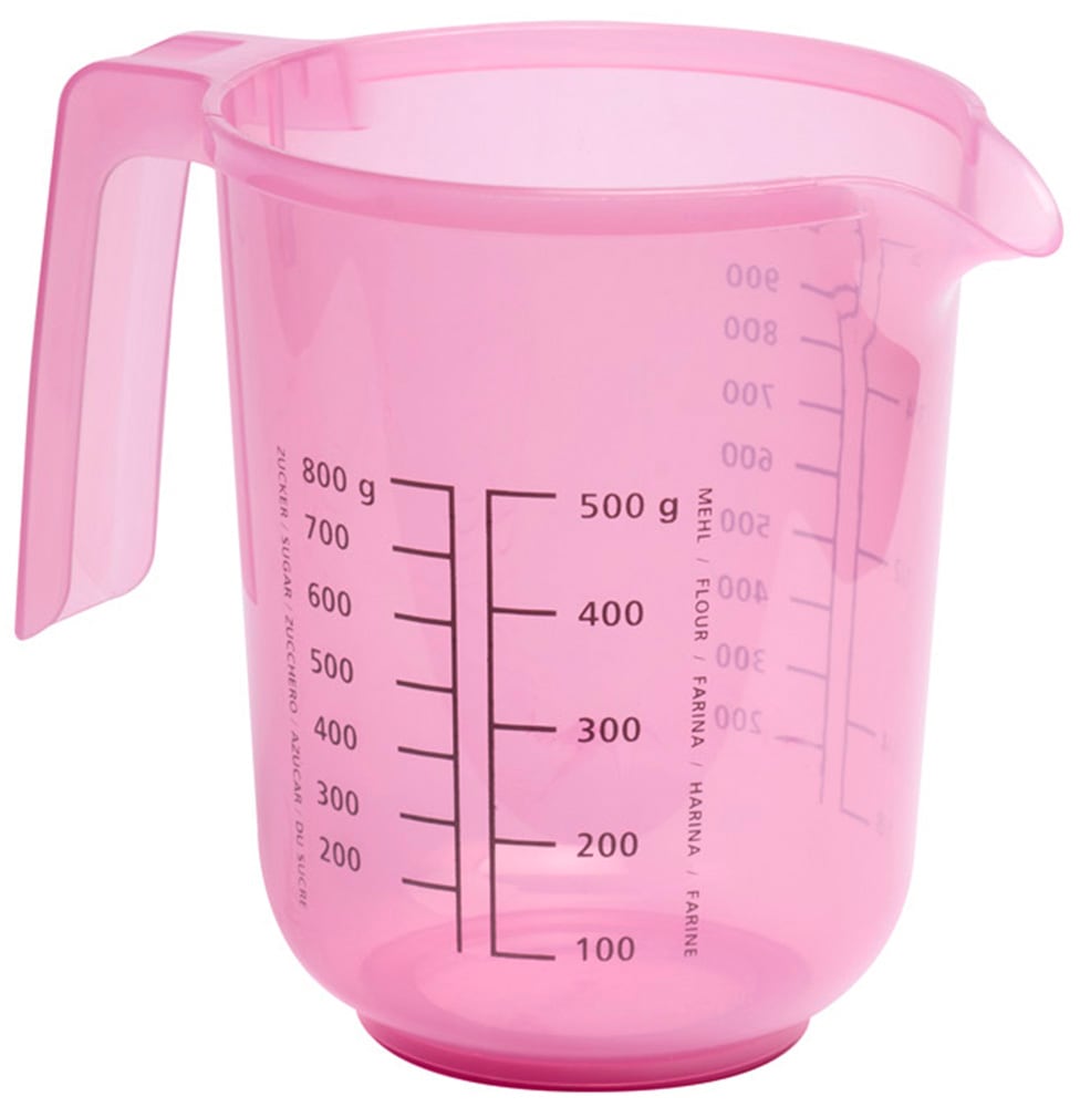 APS Rührschüssel »- Rührbecher mit Deckel, inklusive Spritzschutz«, 1 tlg., aus Kunststoff, Ø 12,5 cm, Höhe 16 cm, 1 Liter, aus Polypropylen