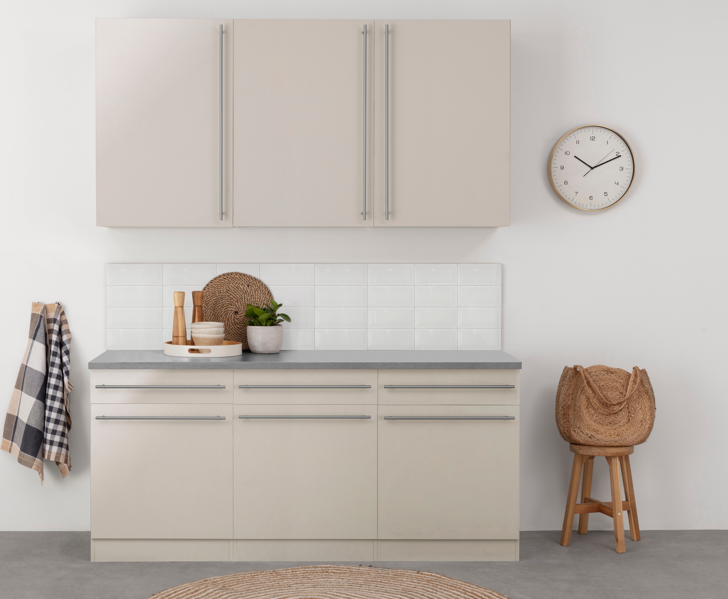 wiho Küchen Küche »Chicago« ohne E-Geräte, Breite 180 cm