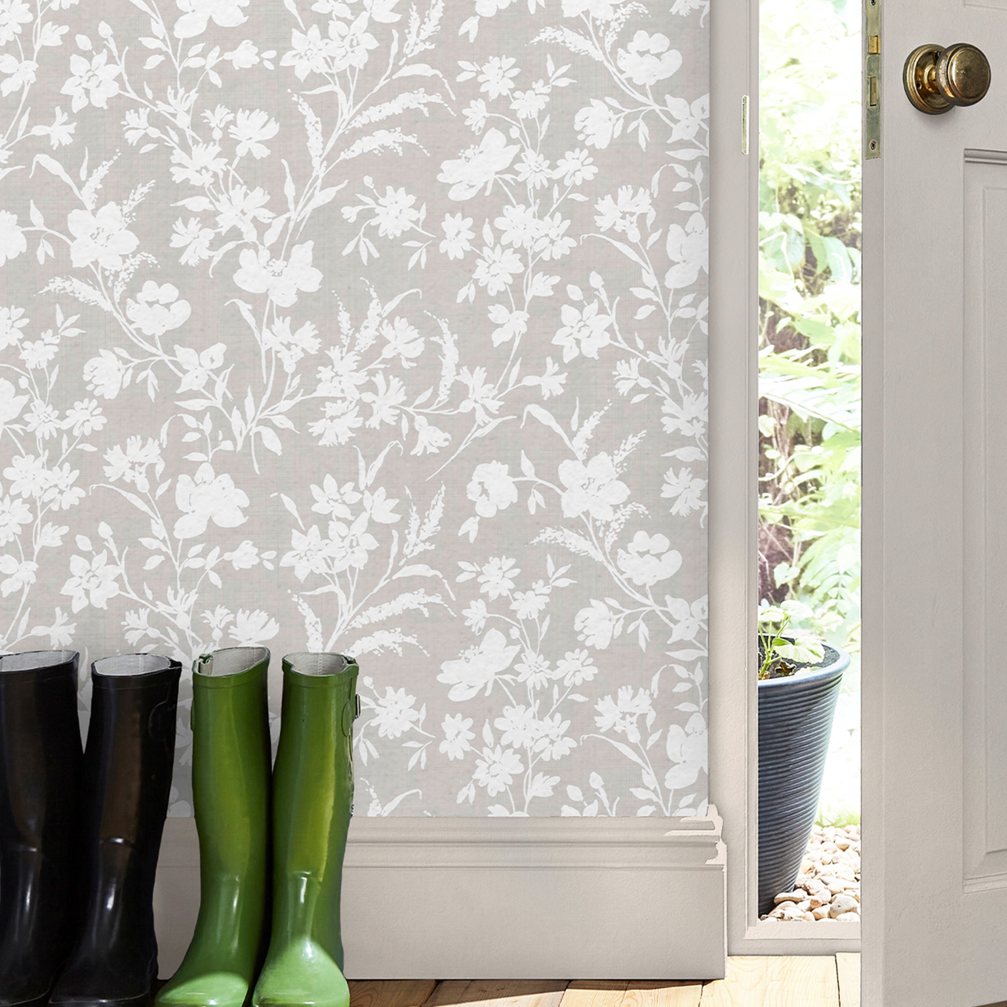 LAURA ASHLEY Vliestapete »RYE« floral glatt Design Tapeten
