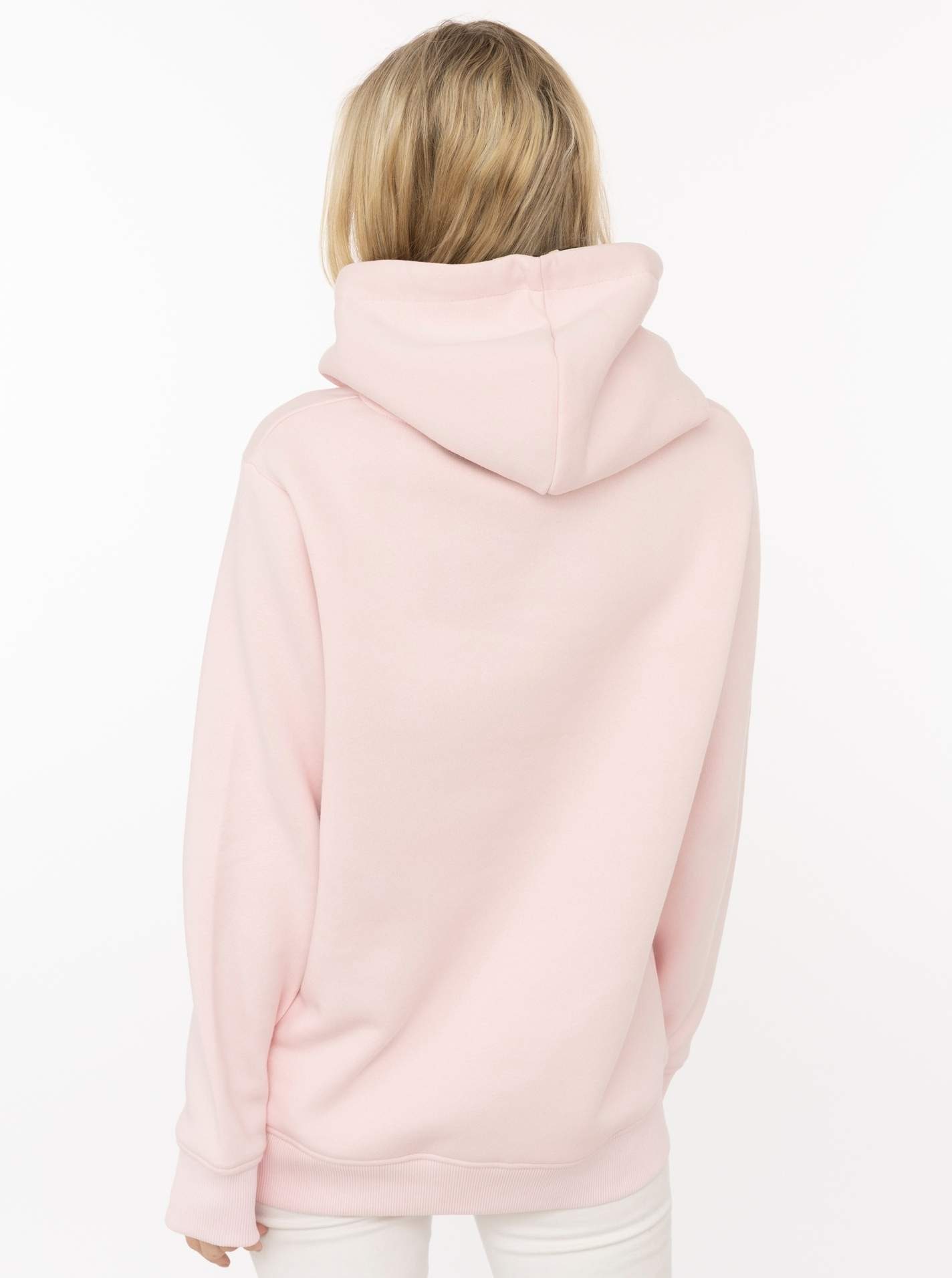 Zwillingsherz Hoodie »"BRAVE Heart"«, gesticktes Leo Motiv, Kapuze mit Leomuster, Kängurutasche
