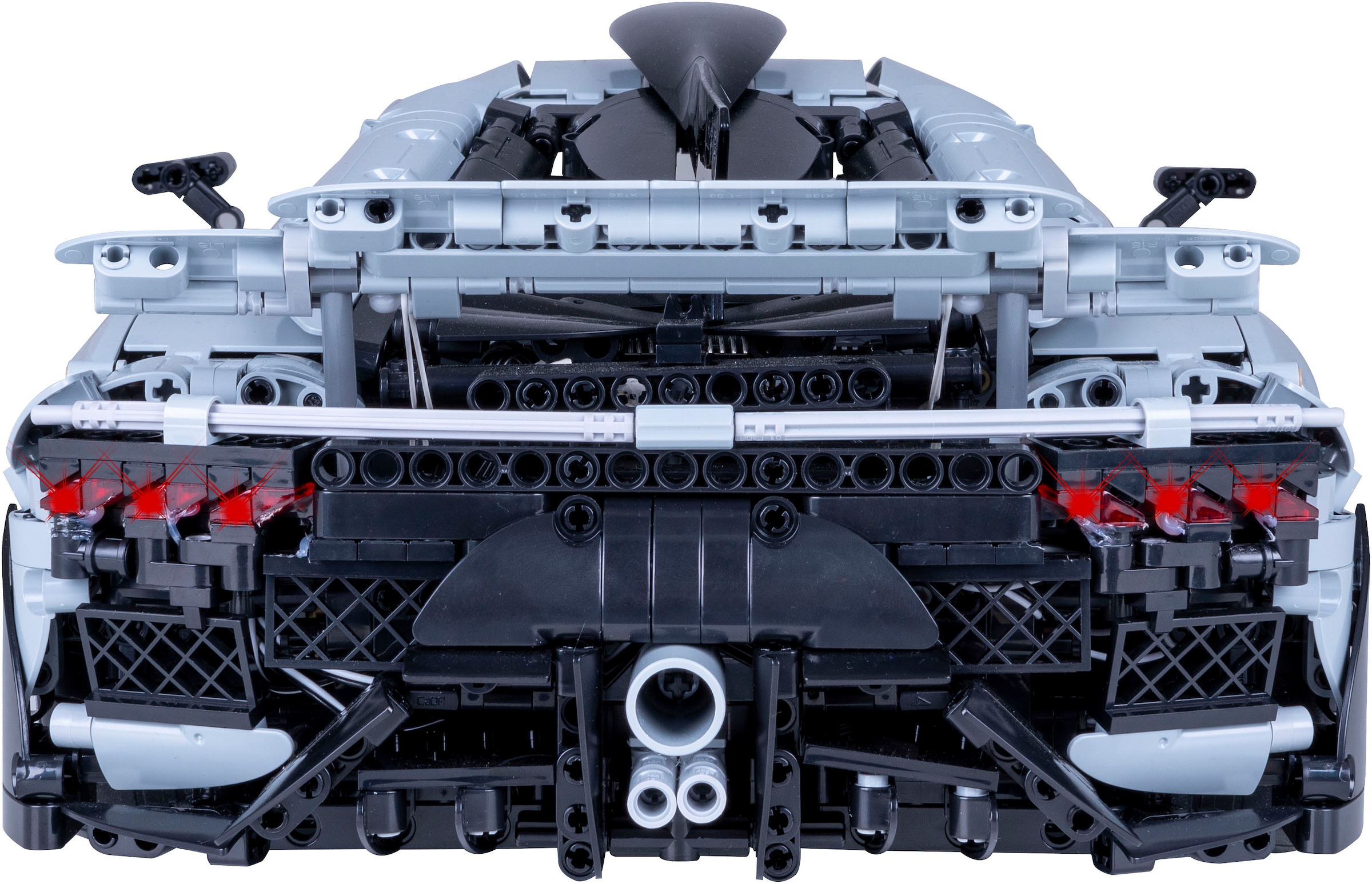 Jamara RC-Auto »CaDA, Mercedes-AMG ONE 1:8 grau 2,4GHz Bricks«, (3295 tlg.), mit LED Licht