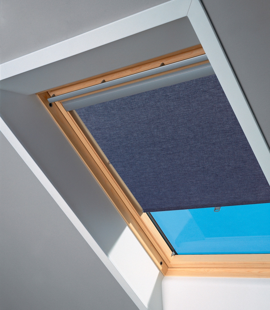 VELUX Dachfensterrollo »mit Haltekrallen RHL 200 9050«, Lichtschutz, Sichts günstig online kaufen