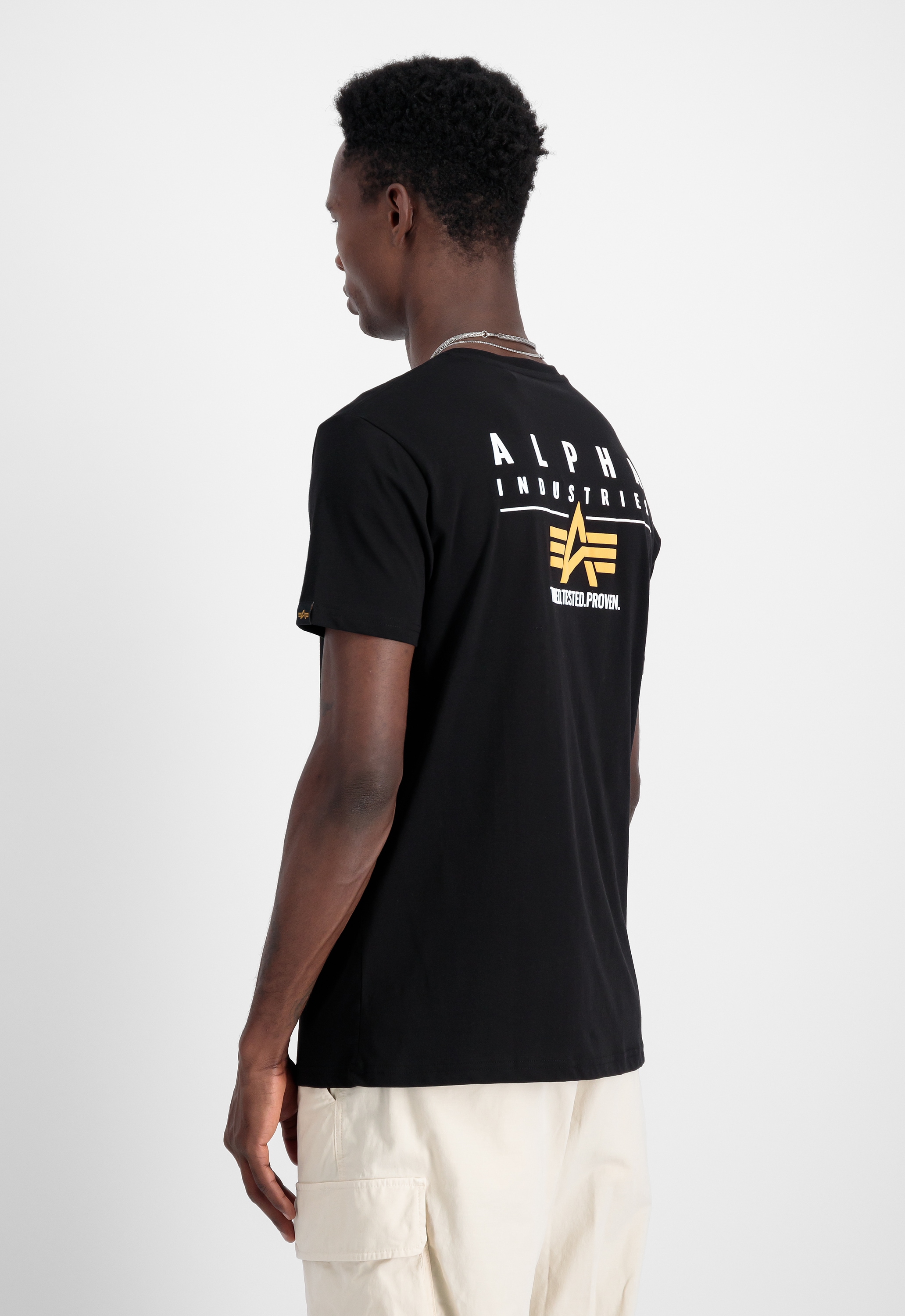 Alpha Industries T-Shirt »Alpha Industries Men - T-Shirts Puff Print Logo BP T«