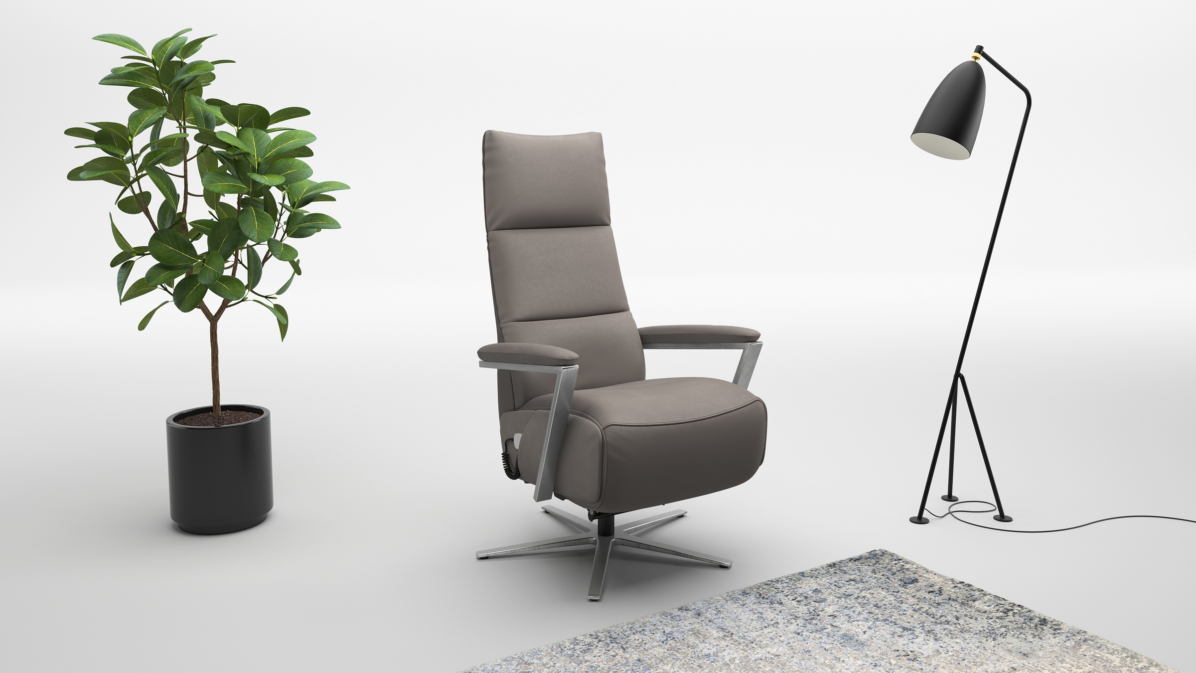 sit&more TV-Sessel »Vario Comfort, inkl. Kopfteilverstellung & 360° Drehfun günstig online kaufen