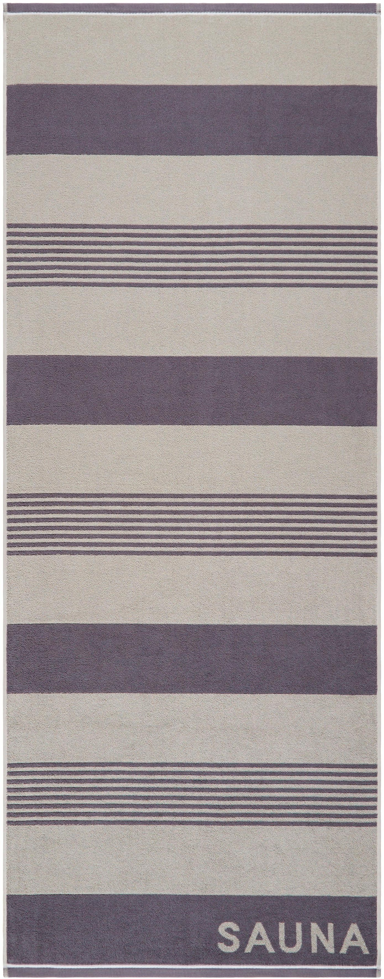 Egeria Saunatuch »Bob« 75x200 cm im Streifendessin, reine Baumwolle günstig online kaufen