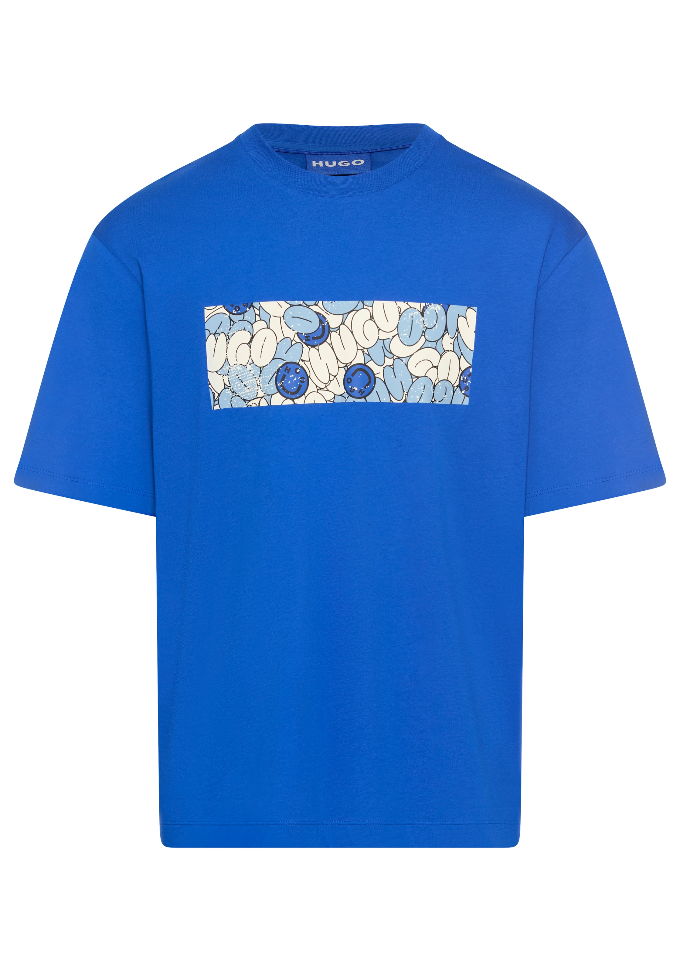 HUGO T-Shirt »Nurix« mit coolem Druck
