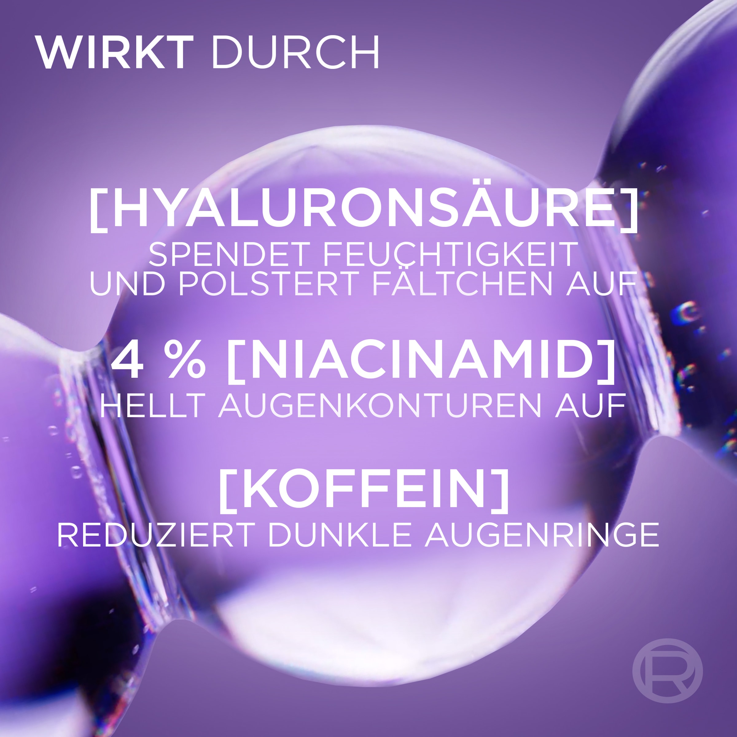 L'ORÉAL PARIS Augenserum »REVITALIFT FILLER AUGENSERUM« mit 1,5% purer Hyaluronsäure und 1% Koffein