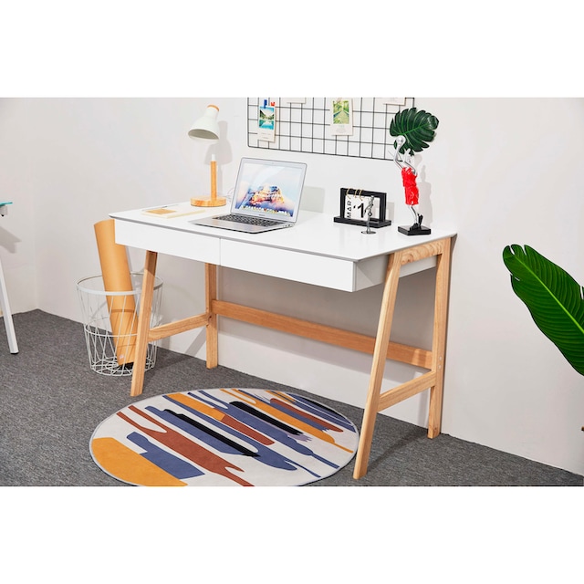 andas Schreibtisch »Herdis«, mit 2 grifflosen Schubladen online kaufen