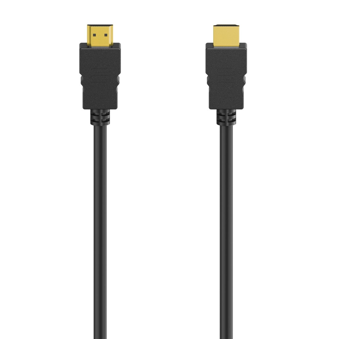 Hama HDMI-Kabel »HDMI Kabel 4K, High Speed Ethernet mit 3D Übertragung, HDMI Stecker«, HDMI, HDMI, 150 cm, Länge 1,5 m, Vergoldet, Audiorückkanal (ARC), Hochauflösung, schwarz