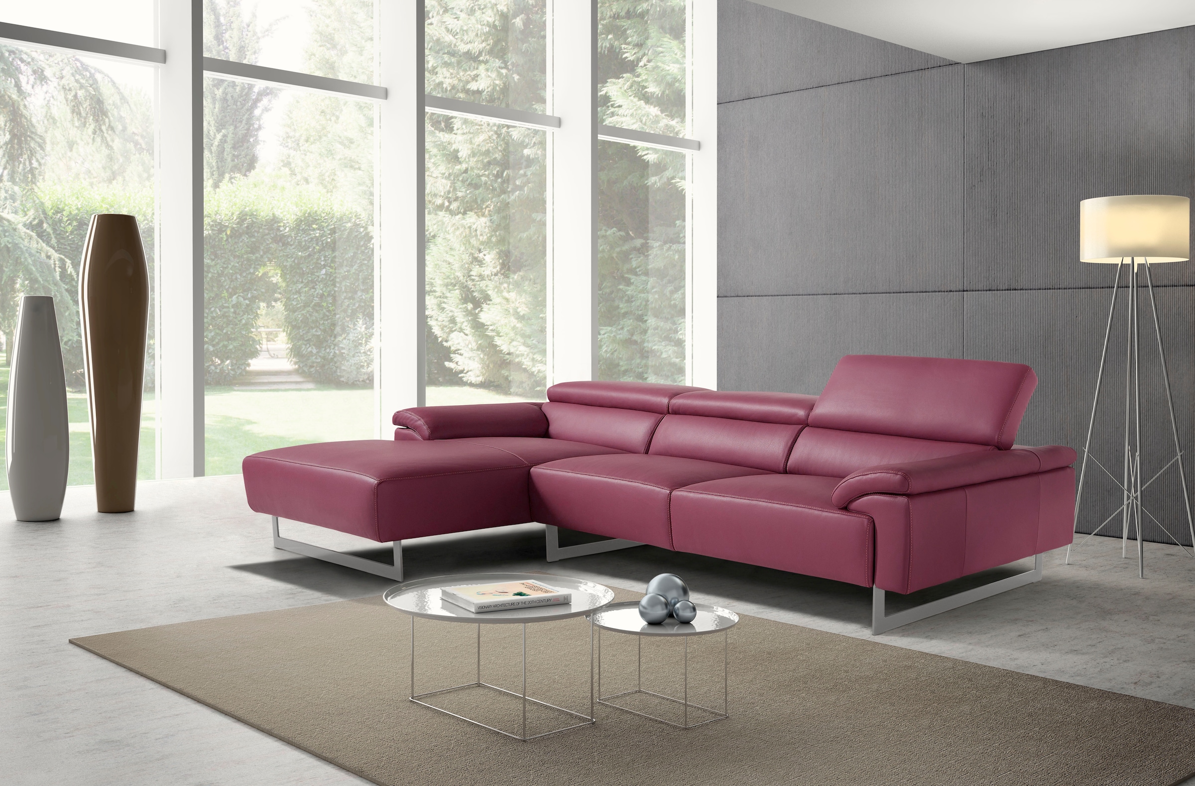 Egoitaliano Ecksofa »Malika, edel und bequem, Designsofa mit hochwertigen B günstig online kaufen