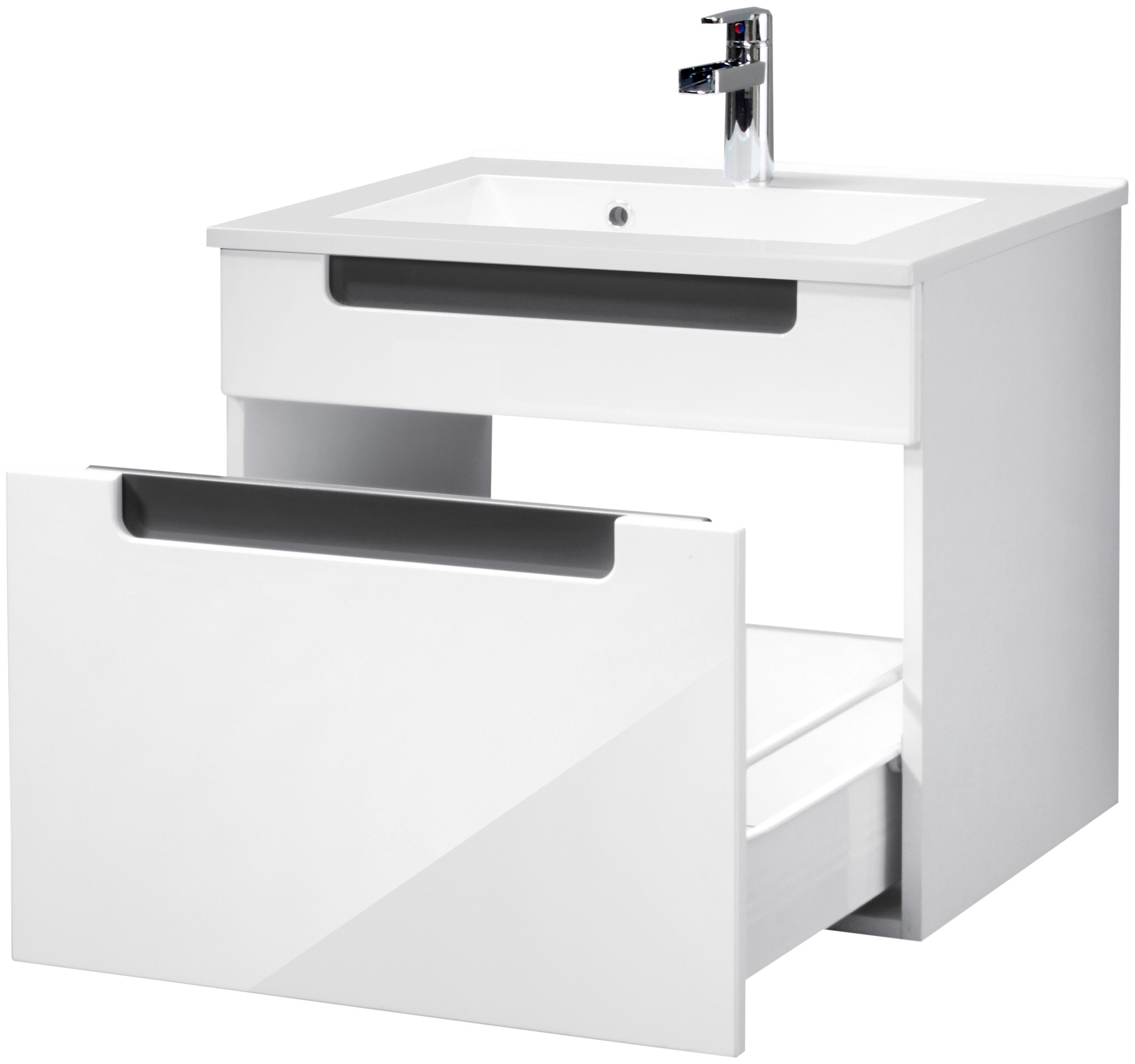 welltime Badmöbel-Set »Siena«, (2 St.), Spiegelschrank inklusive LED-Beleuchtung, Breite 60 cm