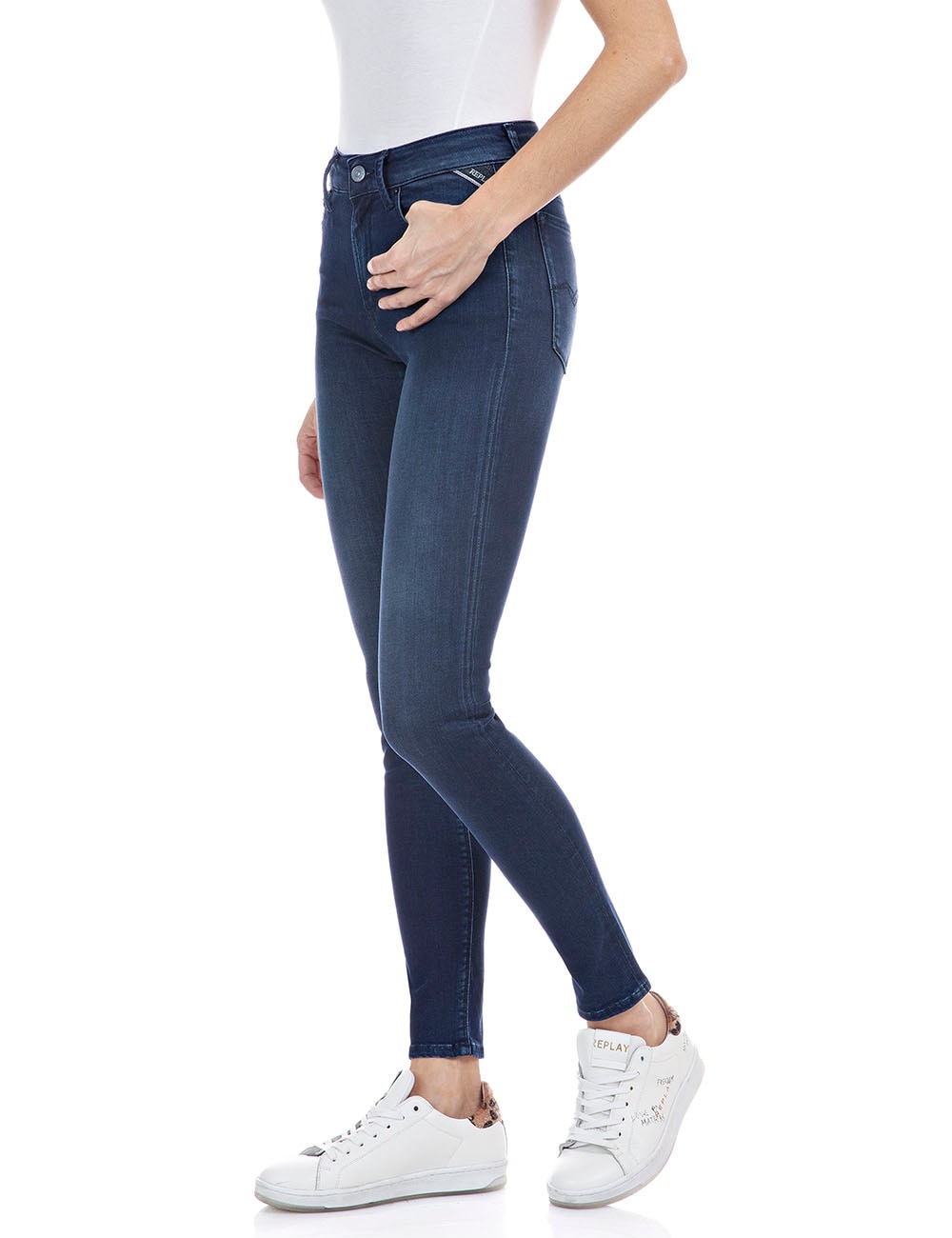 Replay kaufen Powerstretch-Denim online »Luzien«, Highwaist Skinny-fit-Jeans -