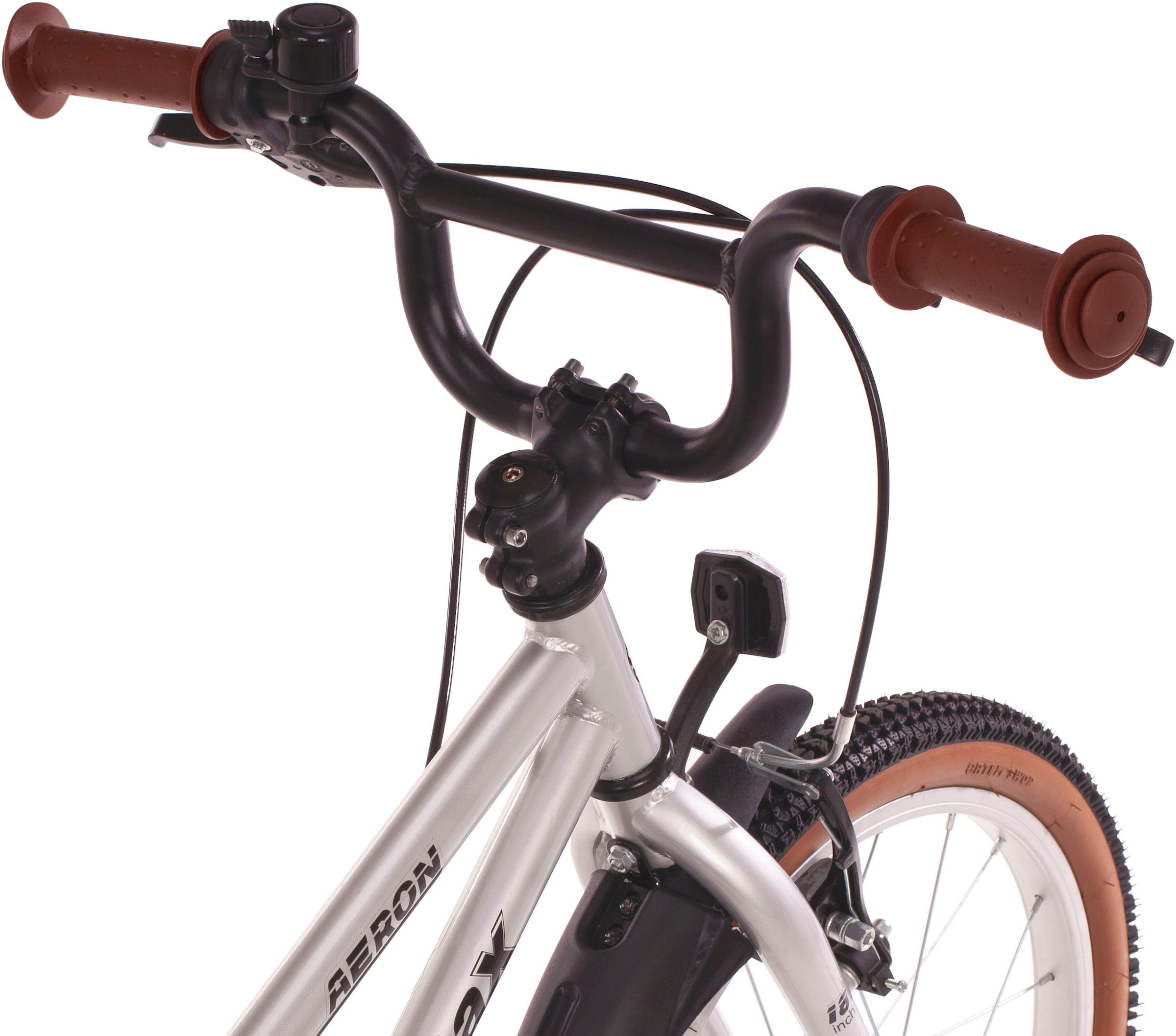 Bachtenkirch Kinderfahrrad »18" Little-Dax "AERON", silberfarben« 1 Gang ohne Schaltung