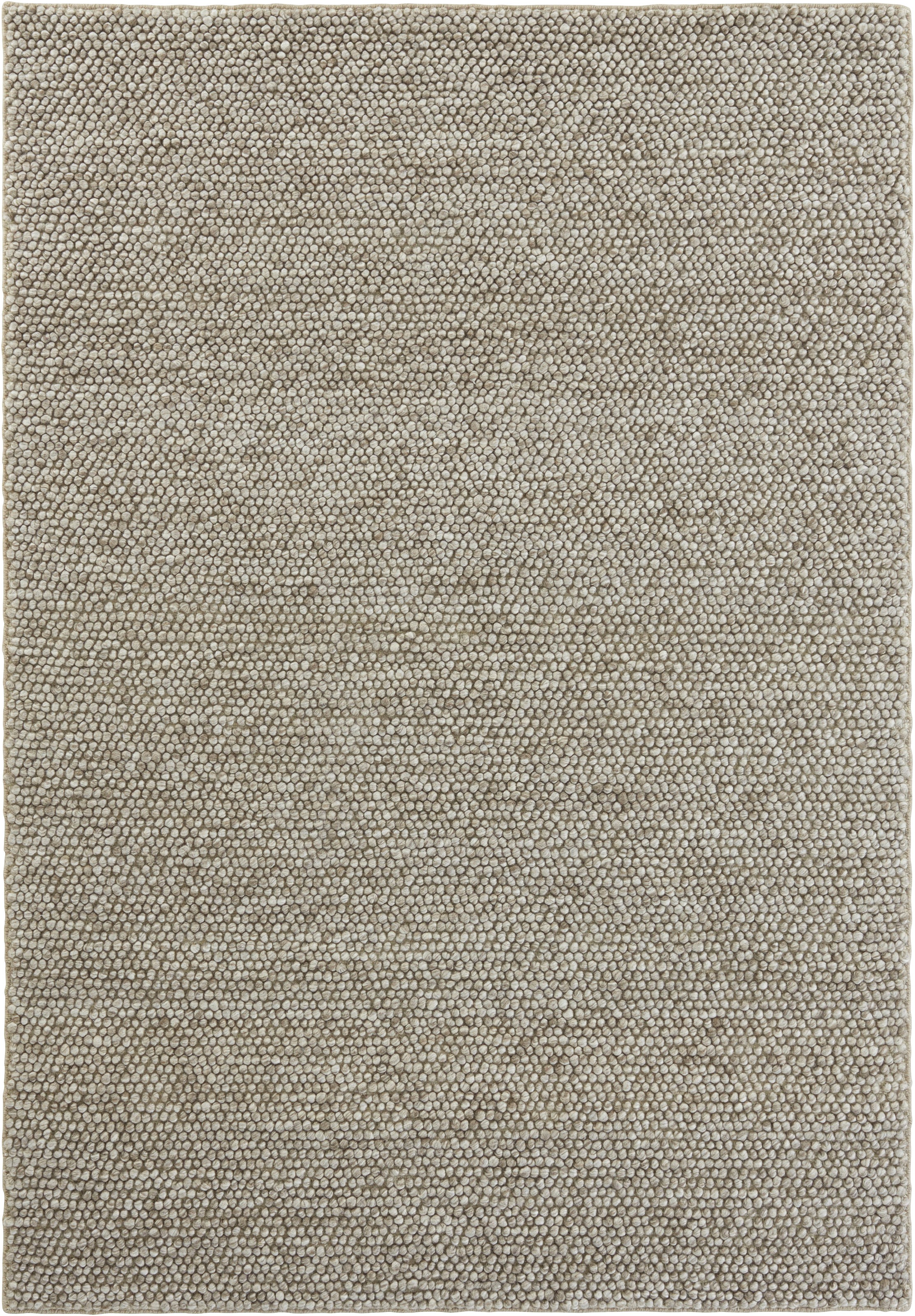 LeGer Home by Lena Gercke Wollteppich »Ainhoa, handgewebt, Wolle«, rechteckig, 12 mm Höhe, einfarbig, Wolle, Handweb Teppich, Wohnzimmer, Schlafzimmer, Esszimmer