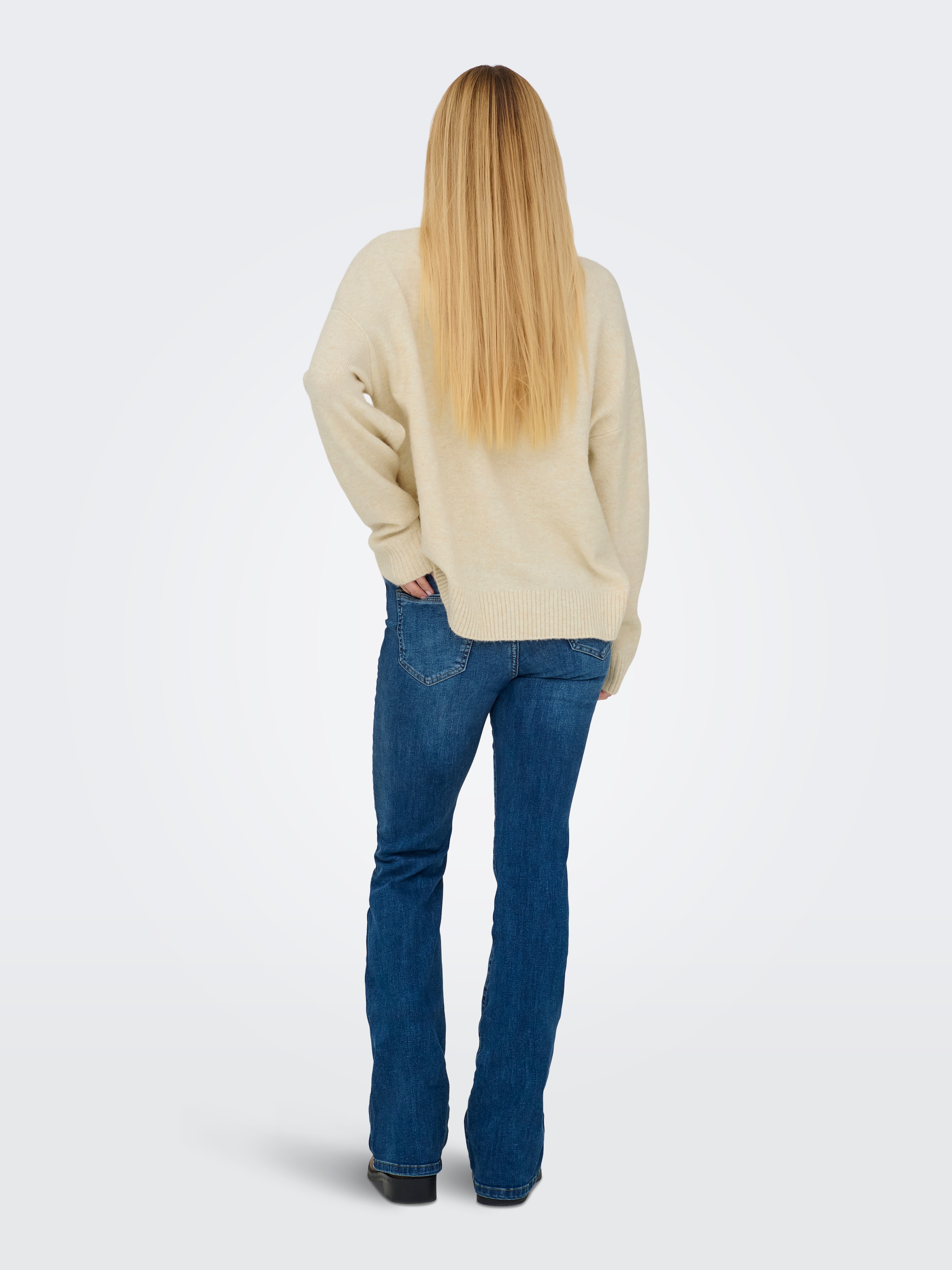 ONLY Strickpullover »ONLRENE LIFE LS O-NECK CC KNT«