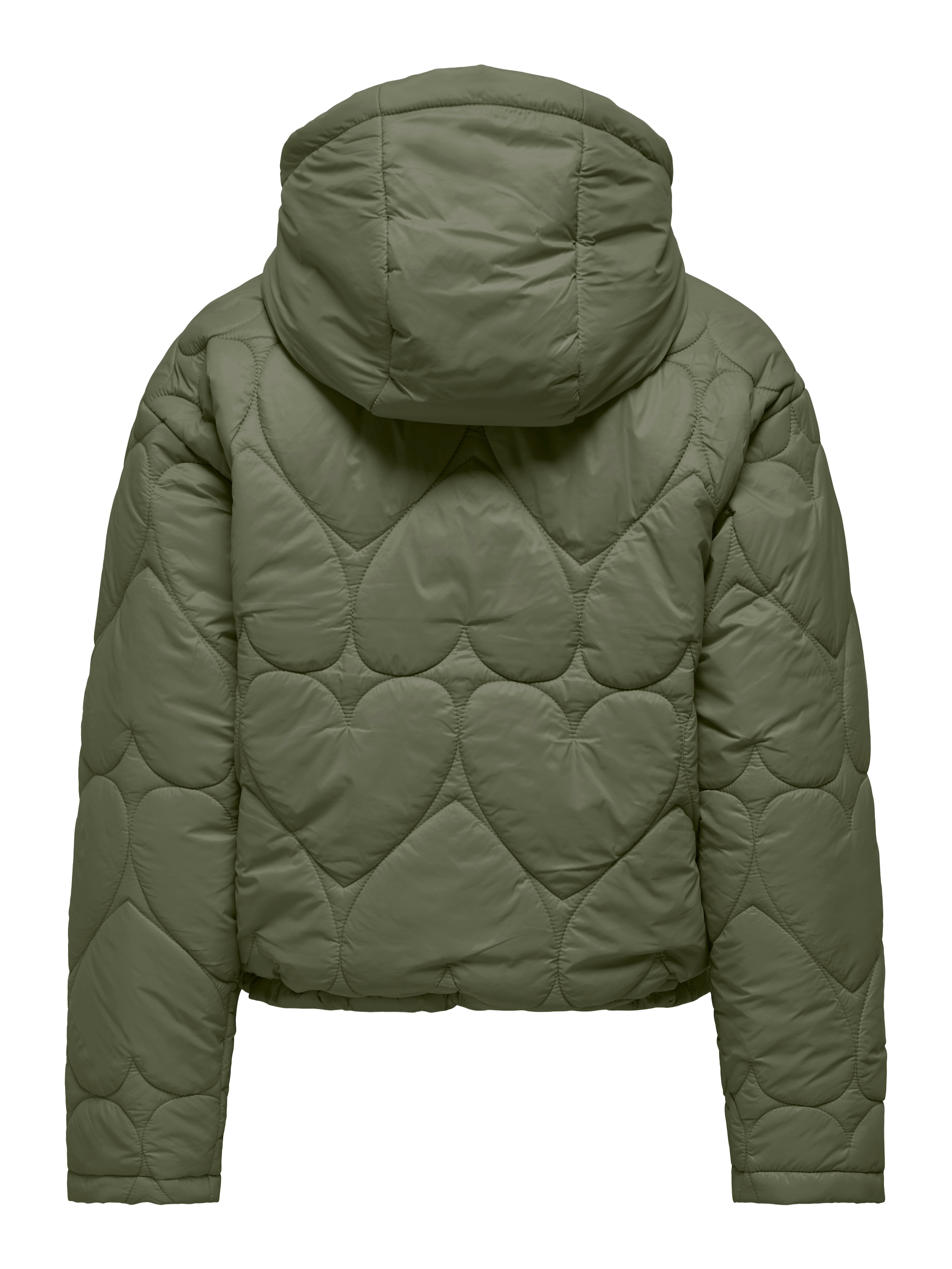 ONLY Steppjacke »ONLTAHIA LW HEART HOOD JACKET CC OTW« mit Kapuze Kunstfaser