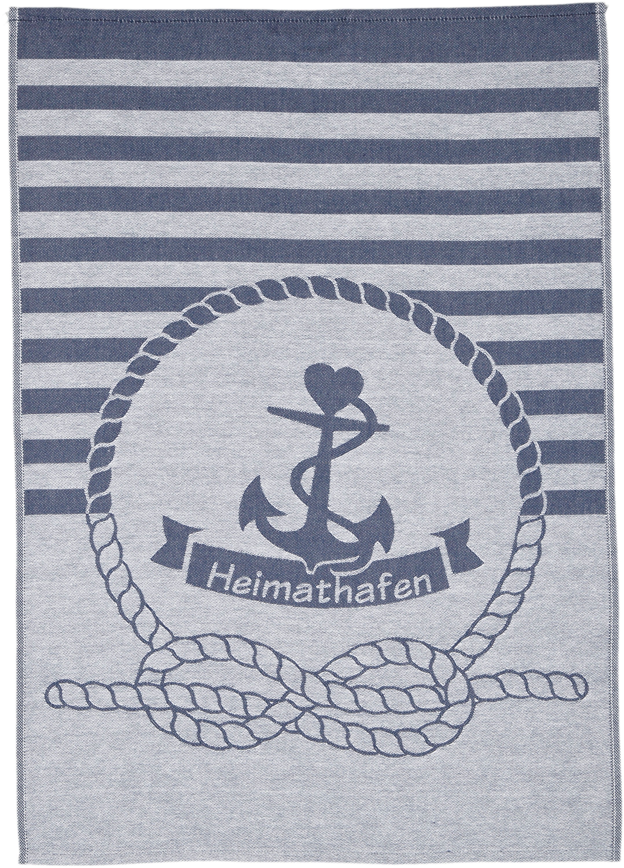 ROSS Geschirrtuch »Maritim - Heimathafen«, (Set, 3 tlg.), Motivtuch, aus 10 günstig online kaufen