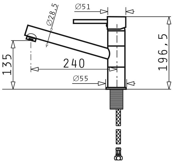 Pyramis Küchenarmatur »Aria«