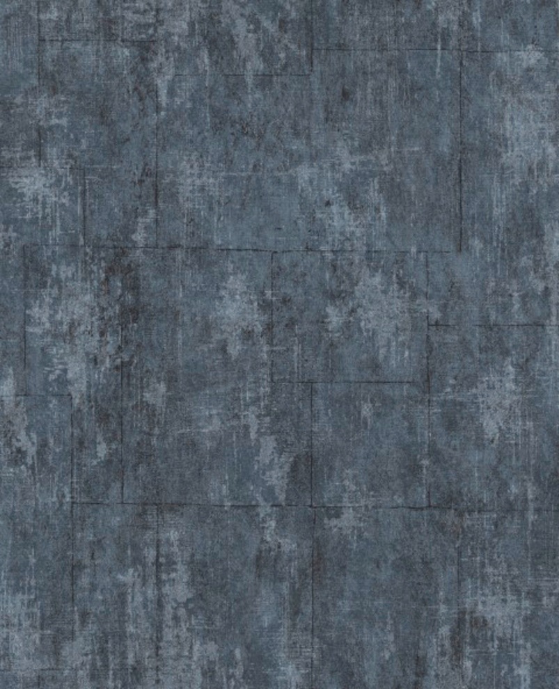 Superfresco Easy Vliestapete »Beton/Steine«, Steinoptik, Blau - 10m x 52cm günstig online kaufen