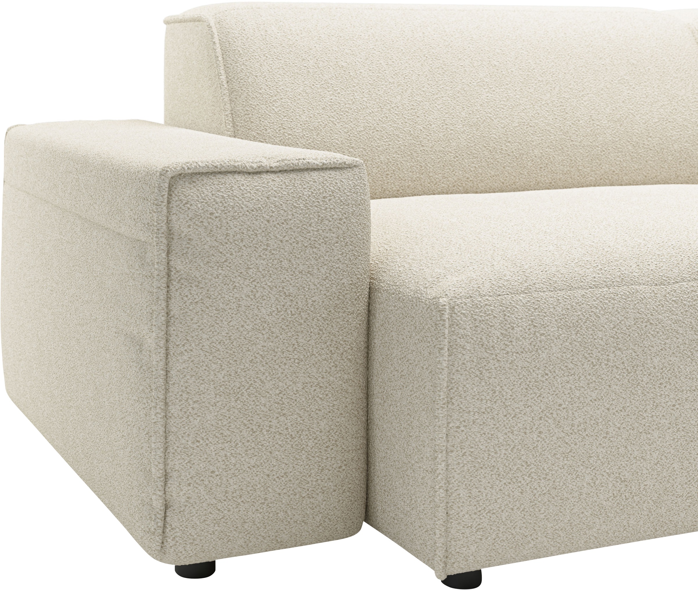 andas Ecksofa »Glimminge auch in Breitcord, Feincord, Bouclé + Easy care-Bezug«, L-Form, Breite 294, Zierkissen
