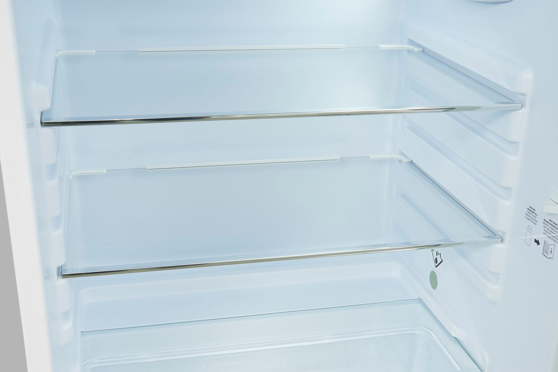 exquisit Kühlschrank »RKS120-V-H-160F«, RKS120-V-H-160F grau, 89,5 cm hoch, 55 cm breit