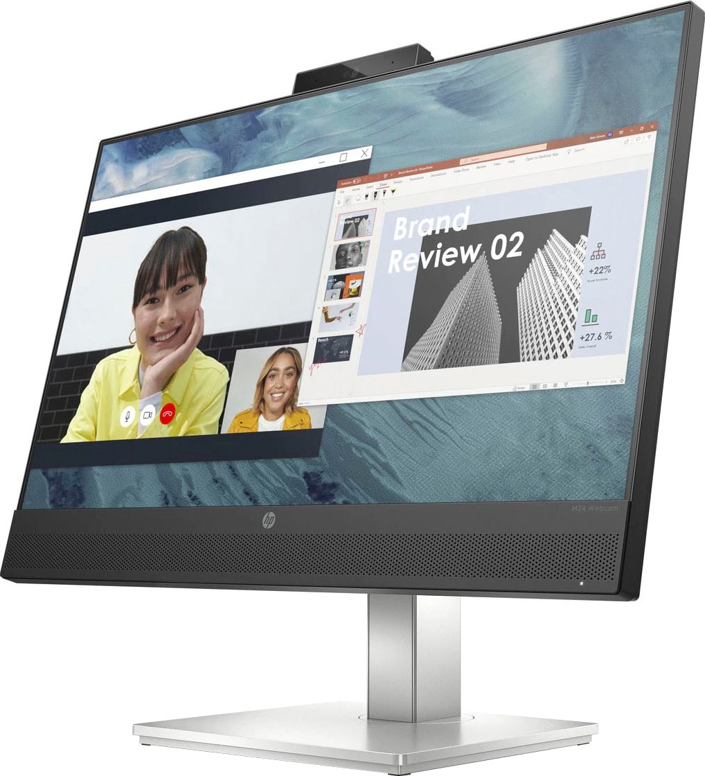 HP LED-Monitor »M24«, 61 cm/24 Zoll, 1920 x 1080 px, Full HD, 5 ms Reaktionszeit, 75 Hz